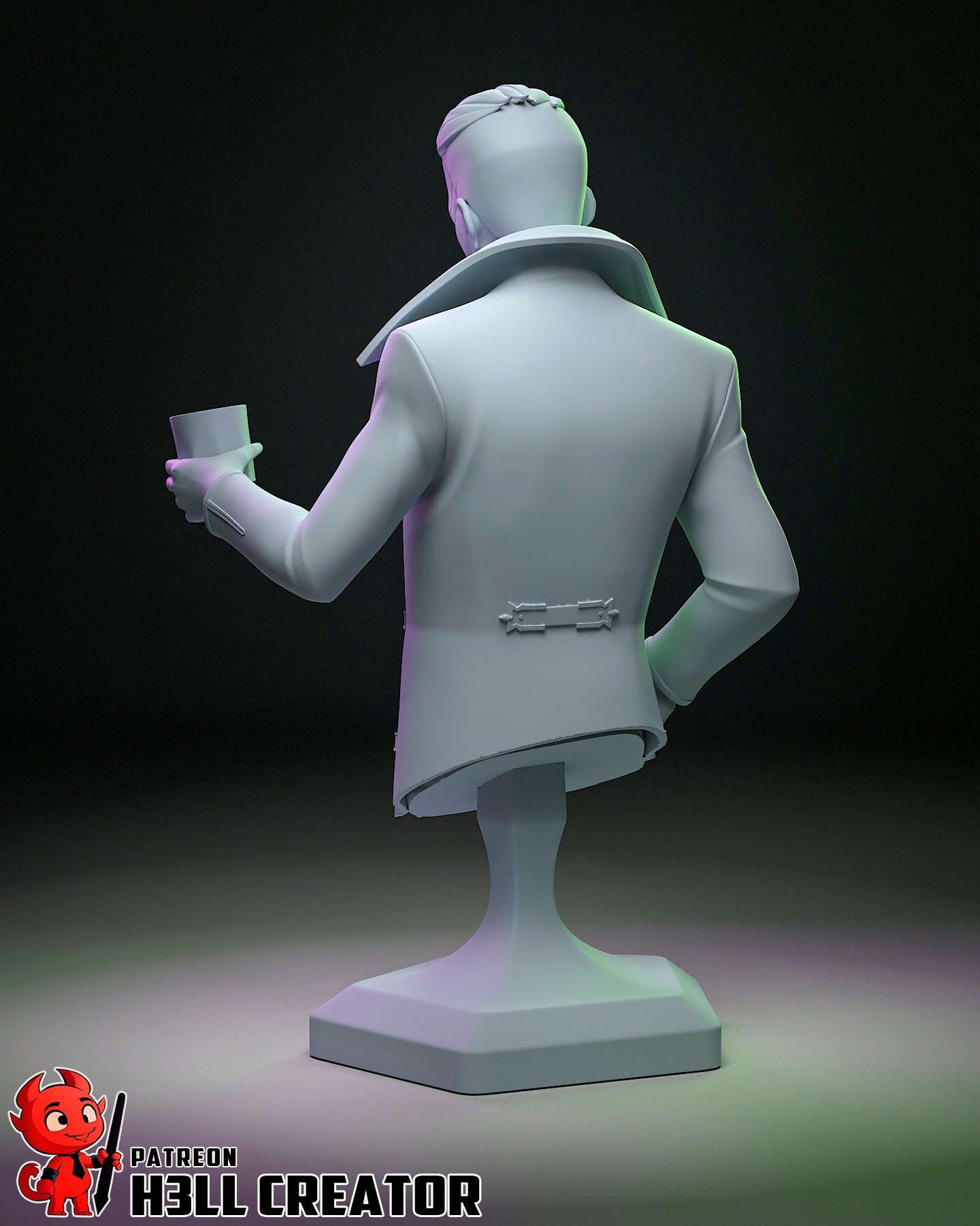 Silco - Arcane - 3D Printed Statue  - 12 Scale