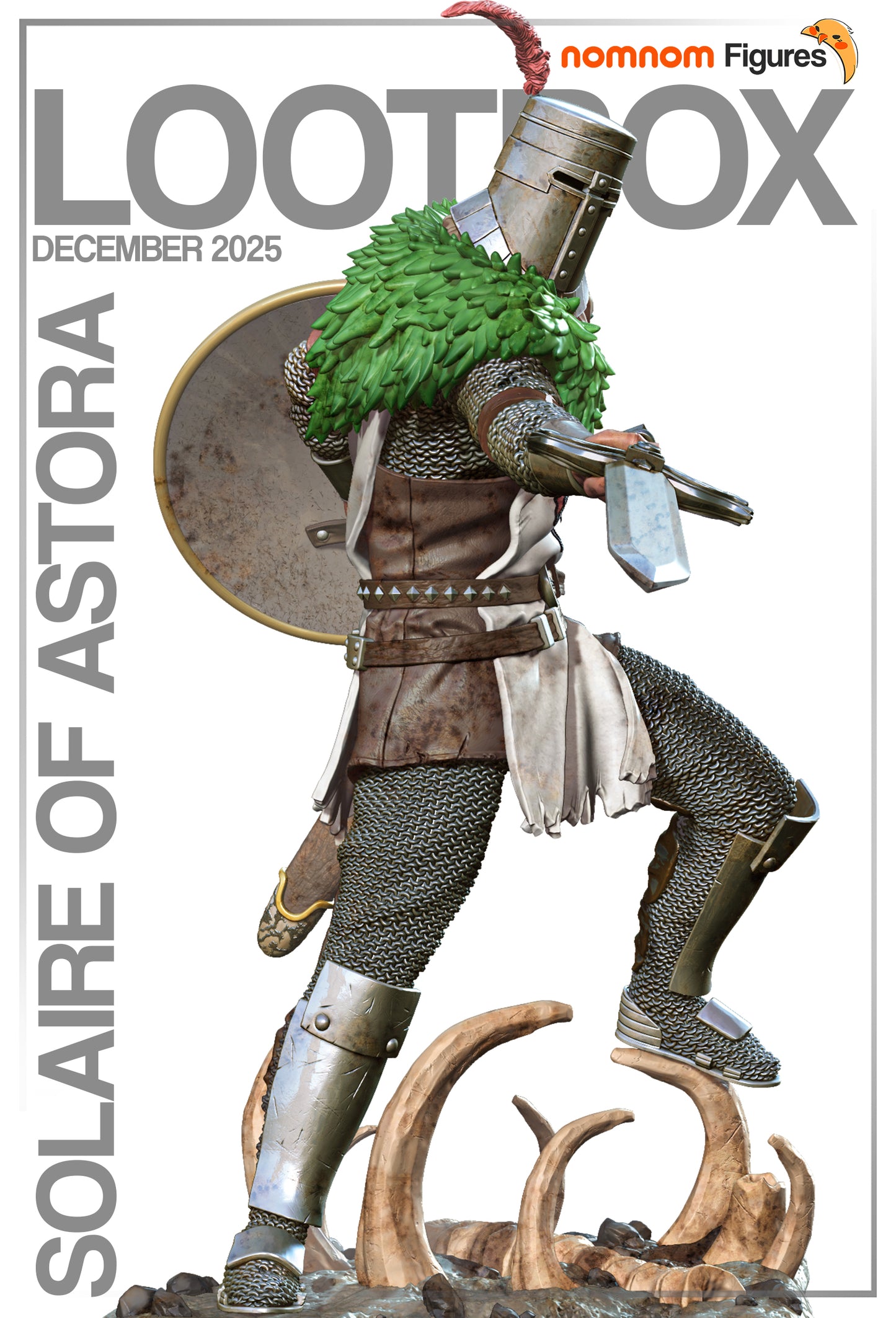 Solaire of Astora (Dark Souls) 3D Printed Model Kit