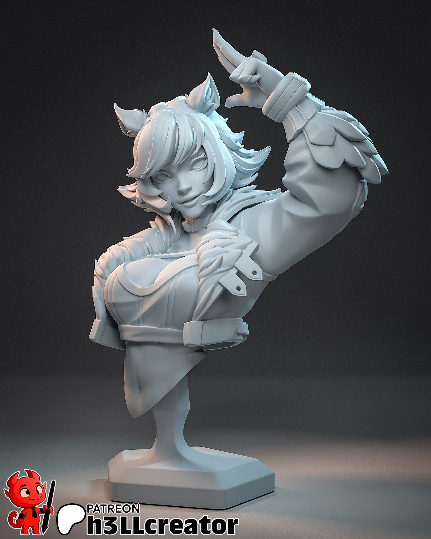 Squirrel Girl (Marvel) 3d Printed Model Kit - 1:12