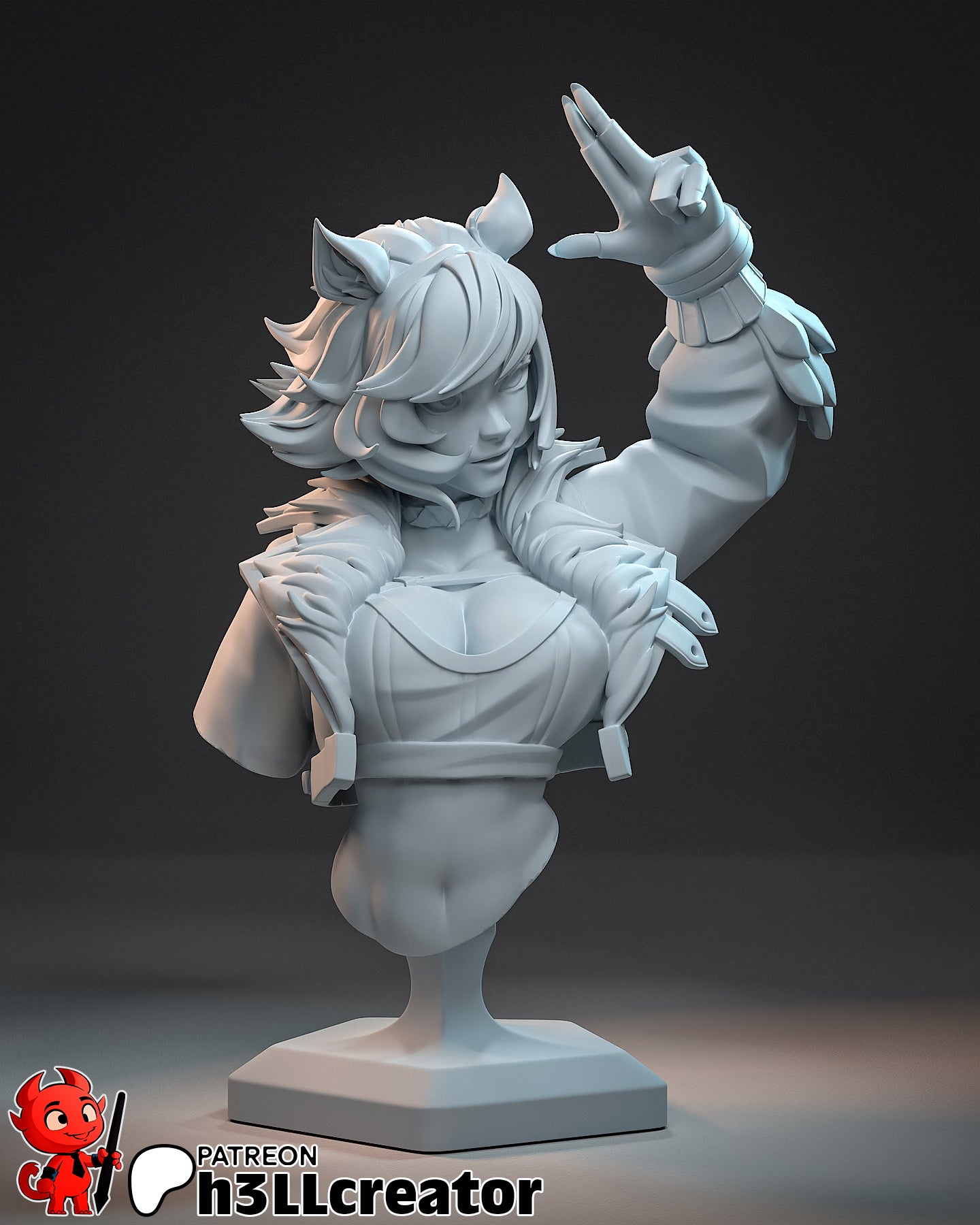 Squirrel Girl (Marvel) 3d Printed Model Kit - 1:12