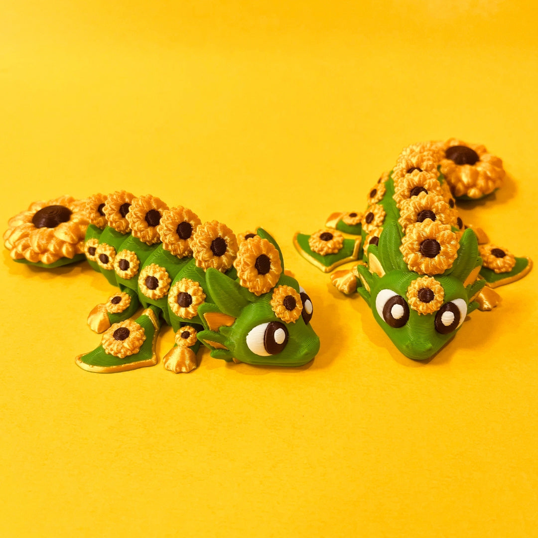Sunflower Dragon and Egg