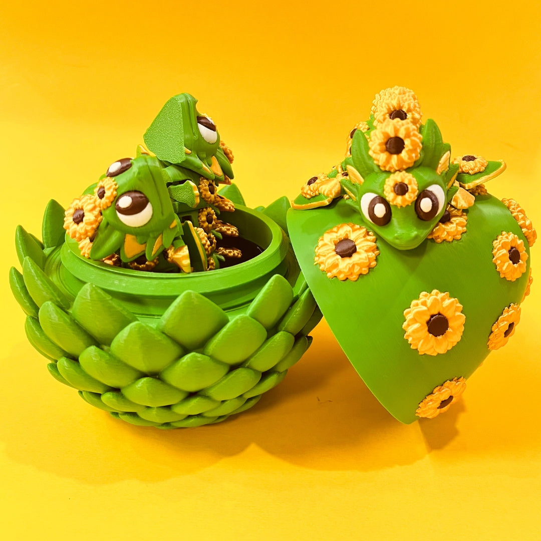 Sunflower Dragon and Egg