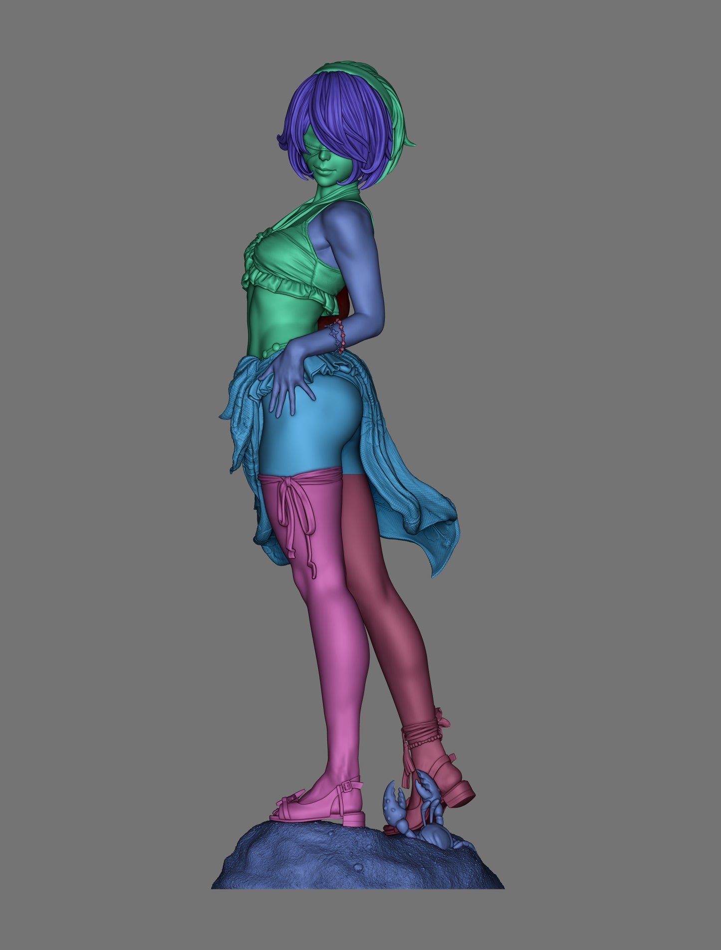 Swimsuit 2B Nier Automata - 3D printed Model kit - 6 or 9 Scale