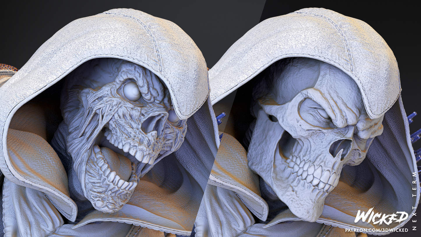 Taskmaster (Marvel) Sculpture (3D Printed) - Scales 6 & 12 - Fan Art