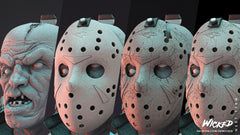 Jason (Fan Art) Bust - 4 or 8 scale (315mm or 158mm) - 3D Print