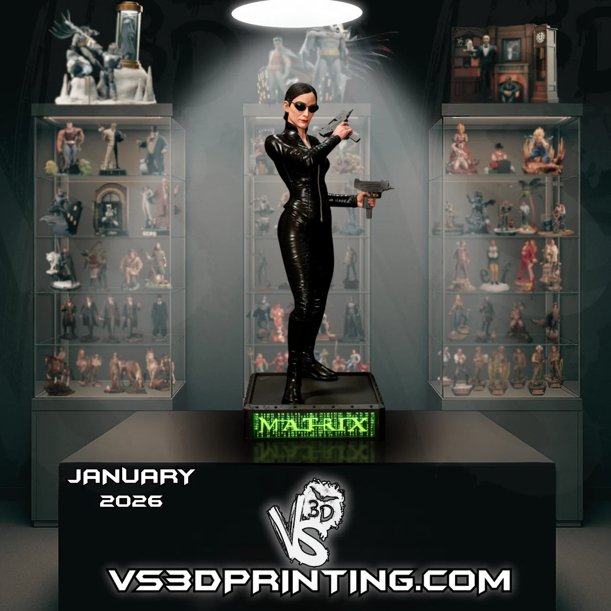 Trinity (The Matrix) - Sculpt - 3d Printed Model Kit