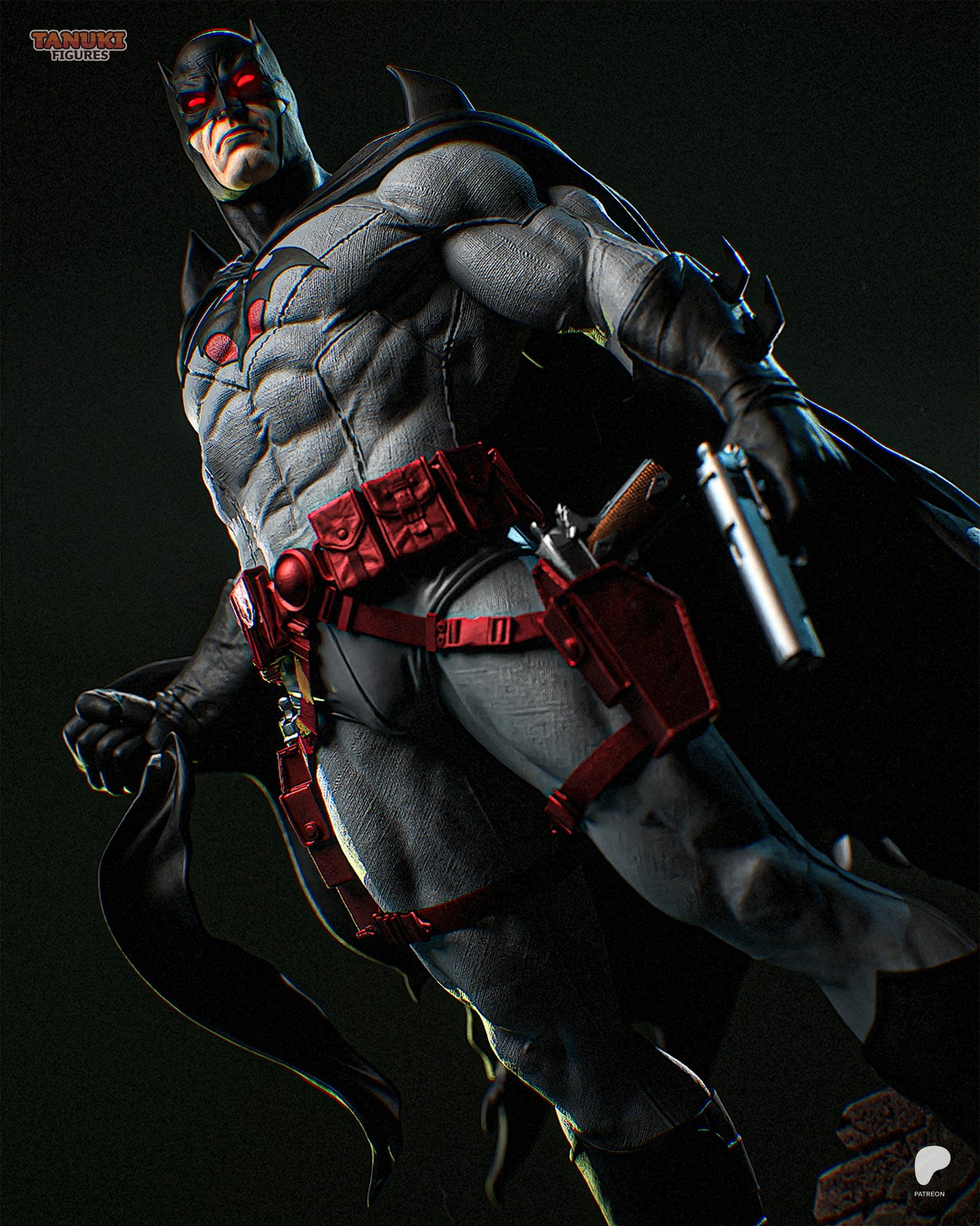 Batman - 3D Printed Model Statue Kit - 340mm