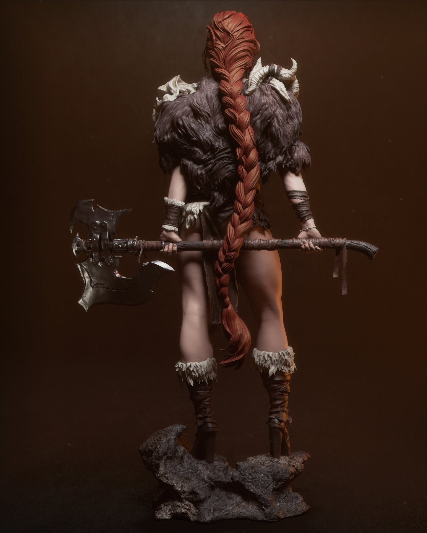 Barbarion Queen - 3D Printed Model Kit - 6 and 9 Scale