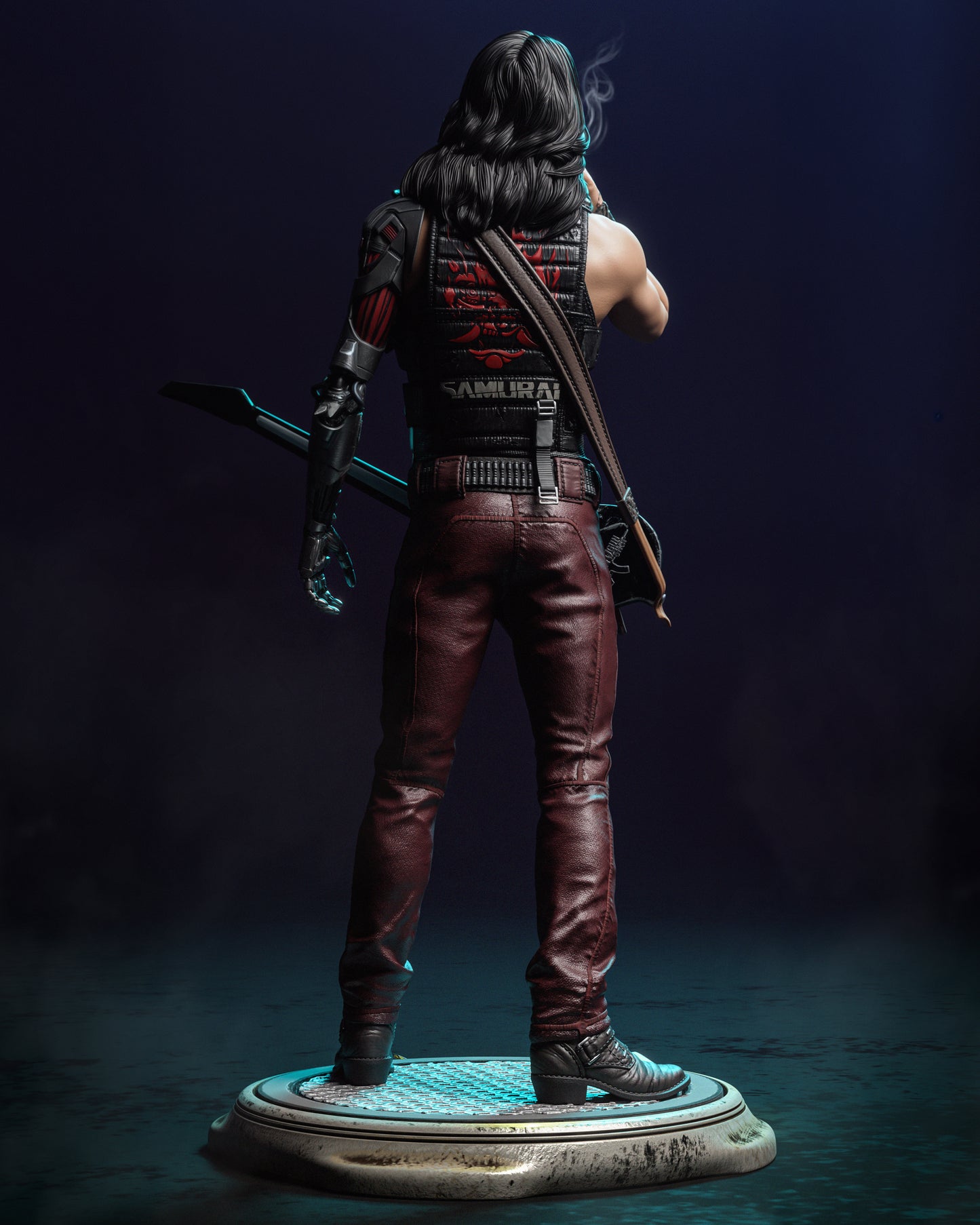 Johnny Silverhand (Cyberpunk) - Fan Art - 3D Print Model Kit - 1:6