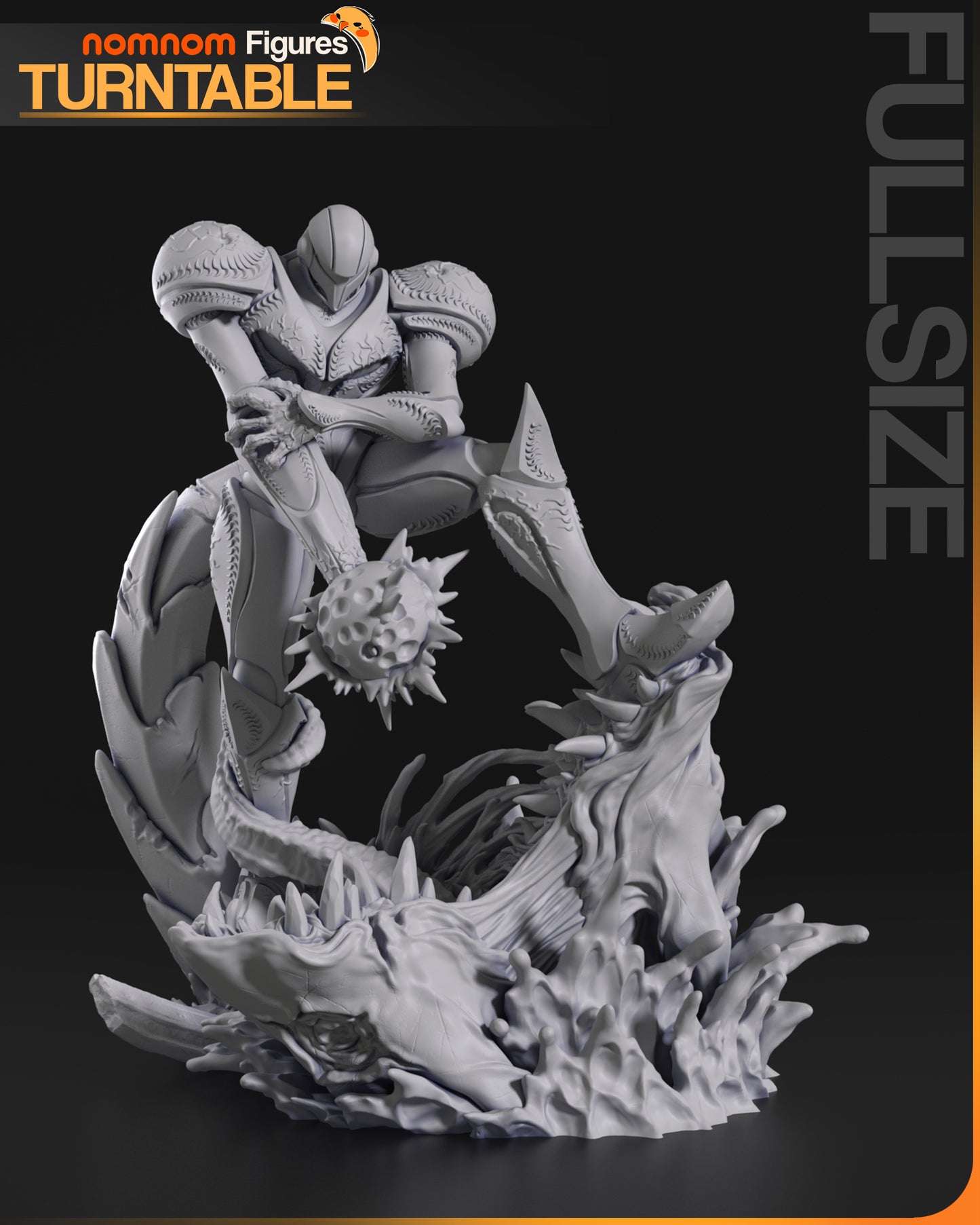 Dark Samus (Metroid Prime) 3d Printed Model Kit
