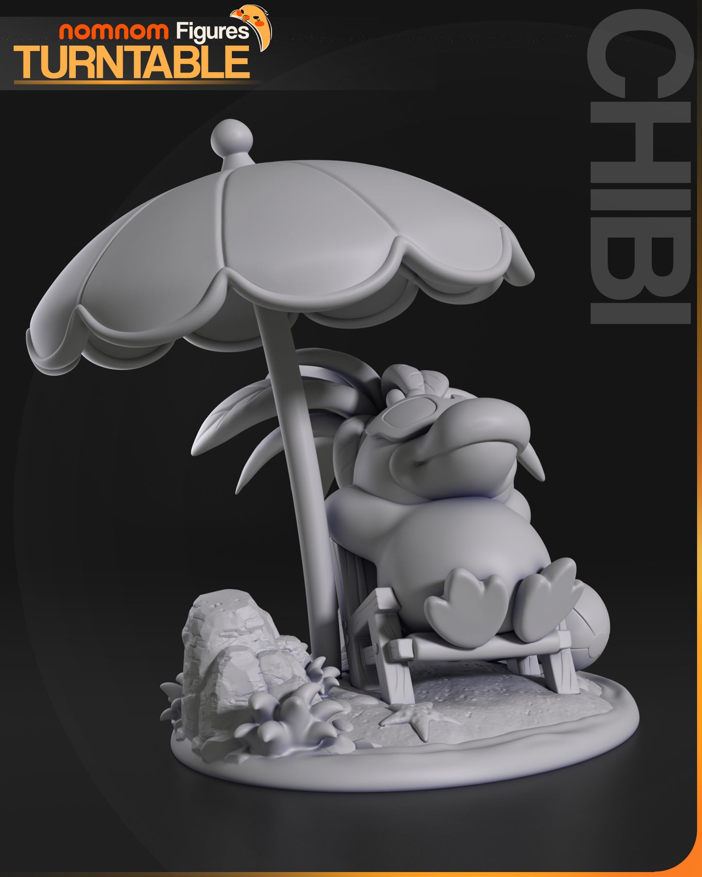 Psyduck (Pokémon) Chibi - 3D Print Fan Art - 82mm