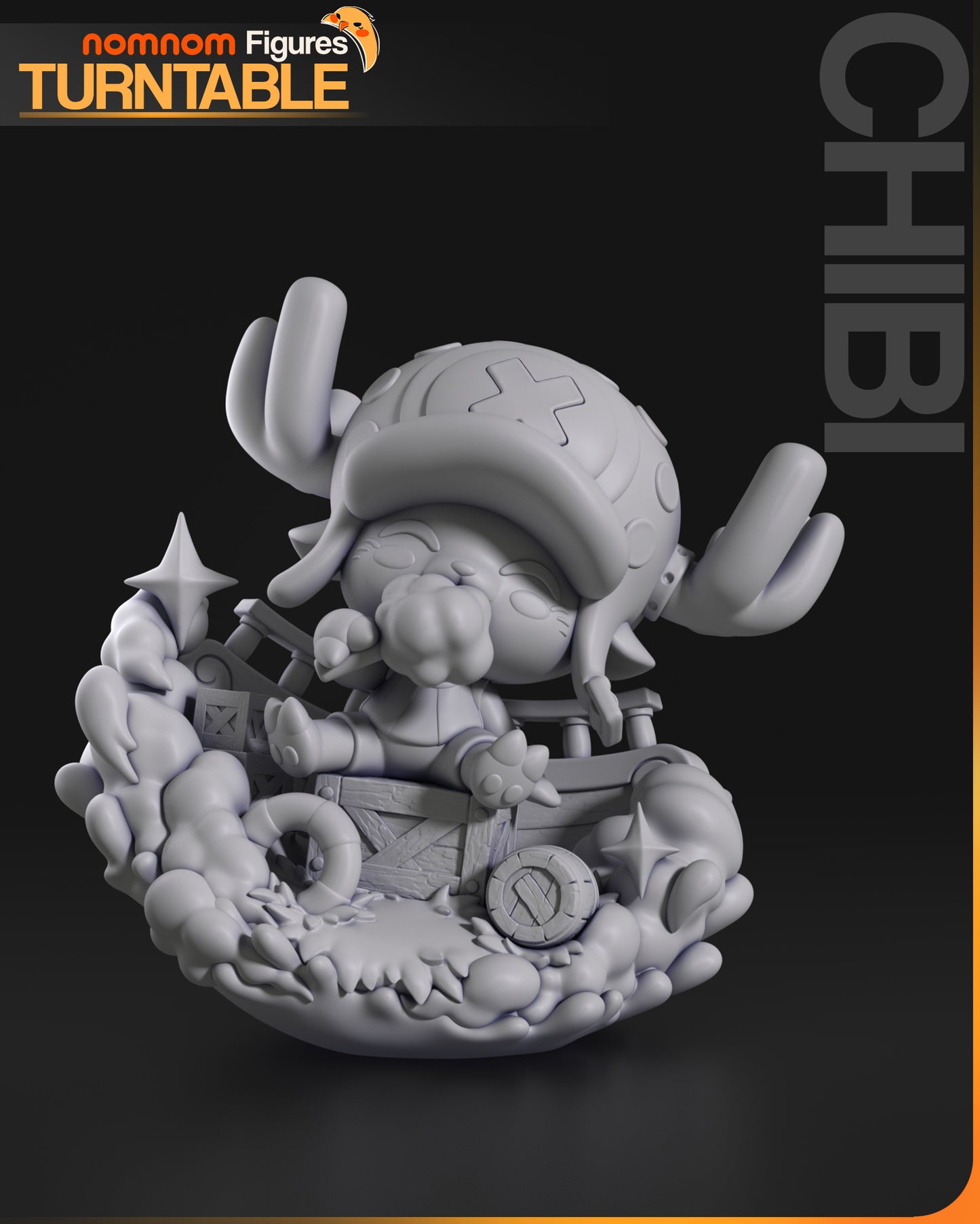 Tony Tony Chopper (Fan Art) - 3D Printed Model Kit