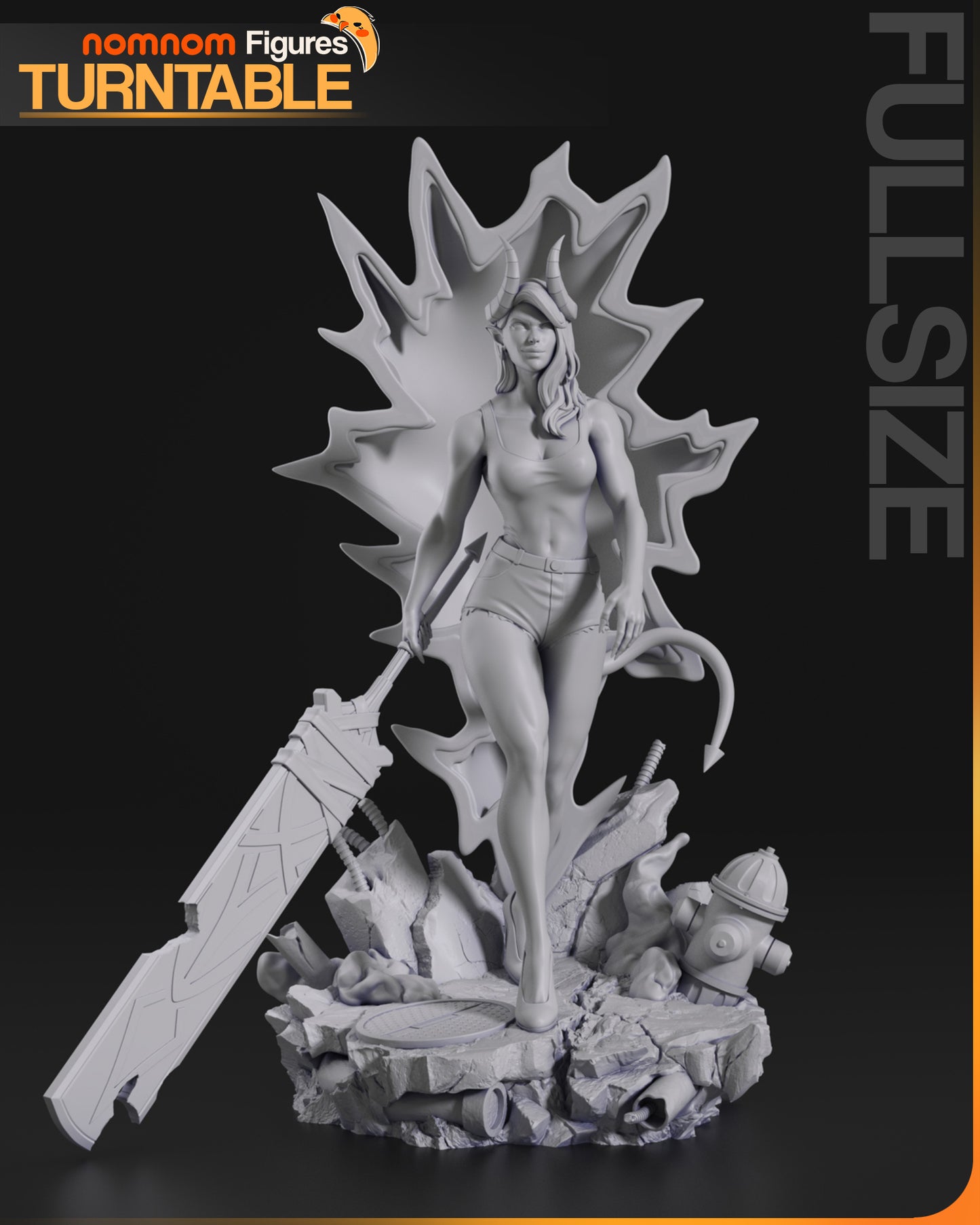 Malevola (Dispatch) 3d Printed Model Kit