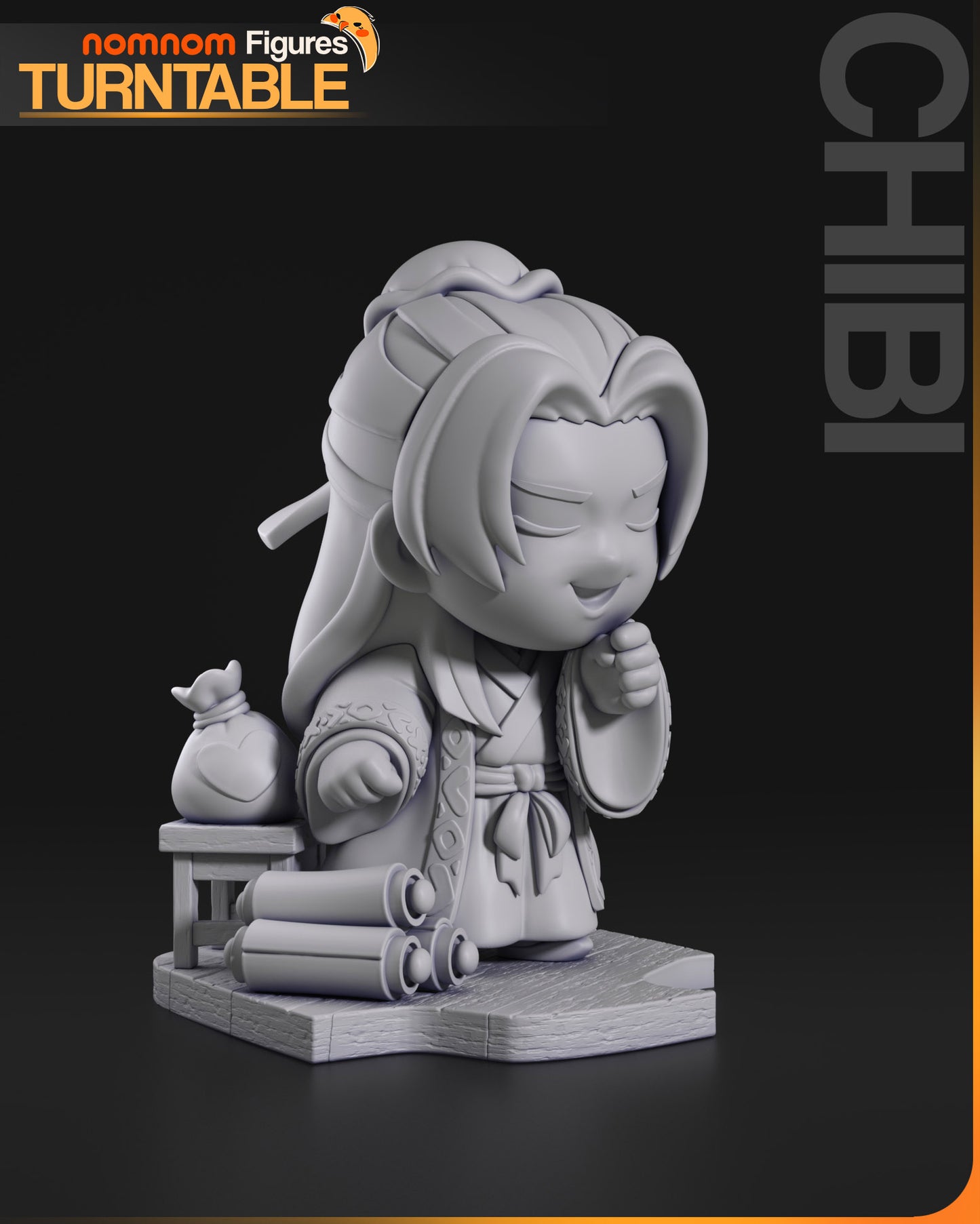 Chibi Jinshi (The Apothecary Diaries) 3d Printed Model Kit