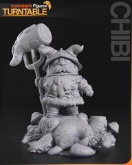 Chibi Senshi (Dungeon Meshi) - 3D Print - Model Kit - (Nom Nom)