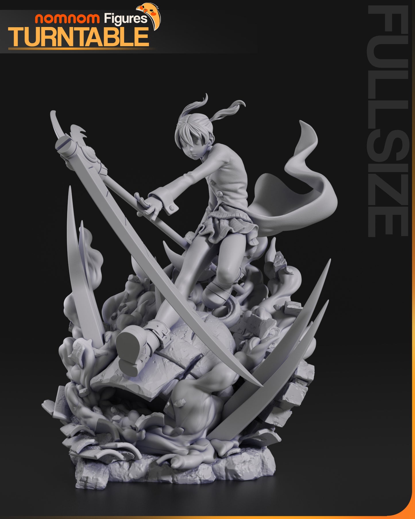 Maka - Soul Eater 3d Printed Statue 10 Scale