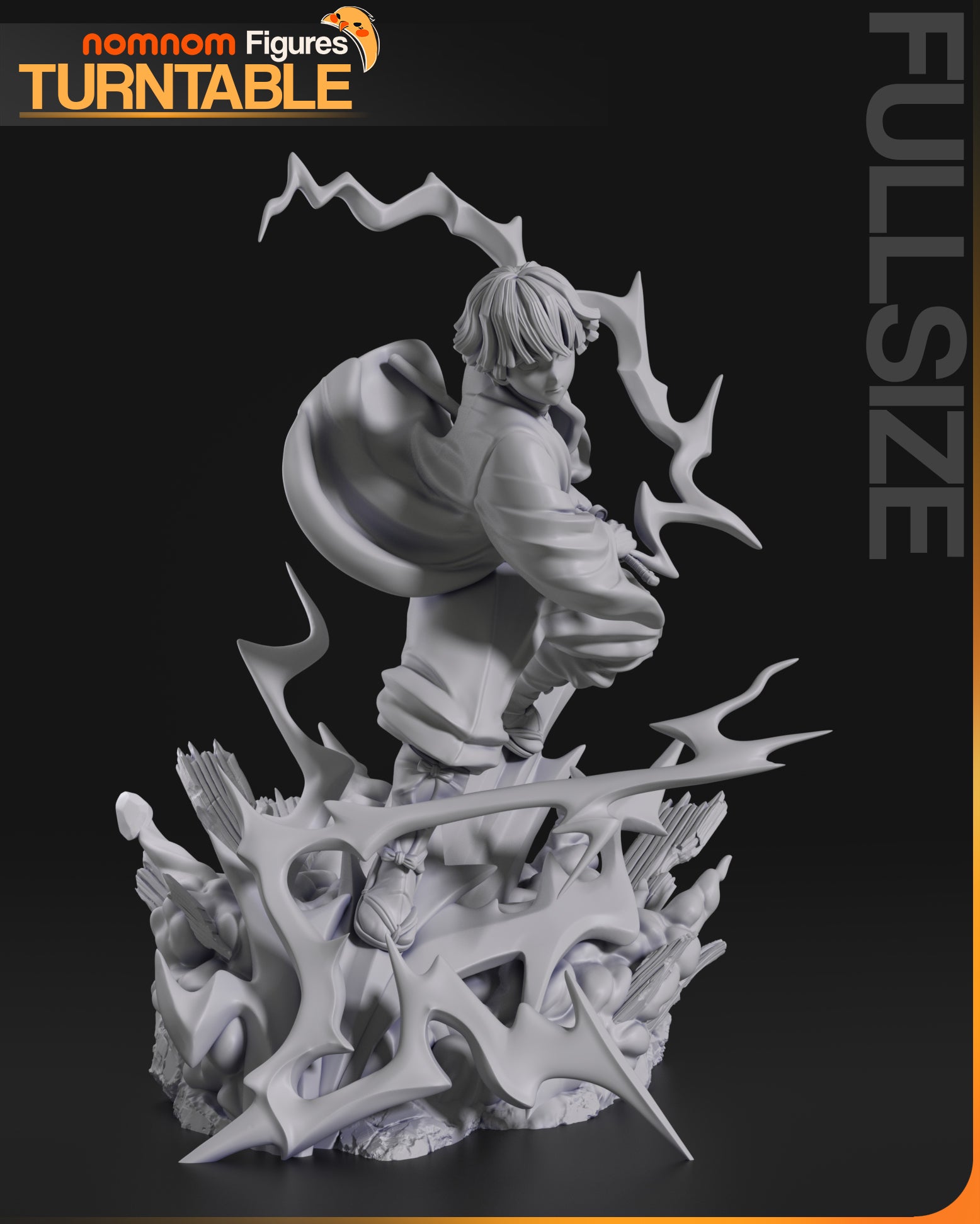 Zenitsu (Demon Slayer) - 3D Print - Model Kit - (Nom Nom)