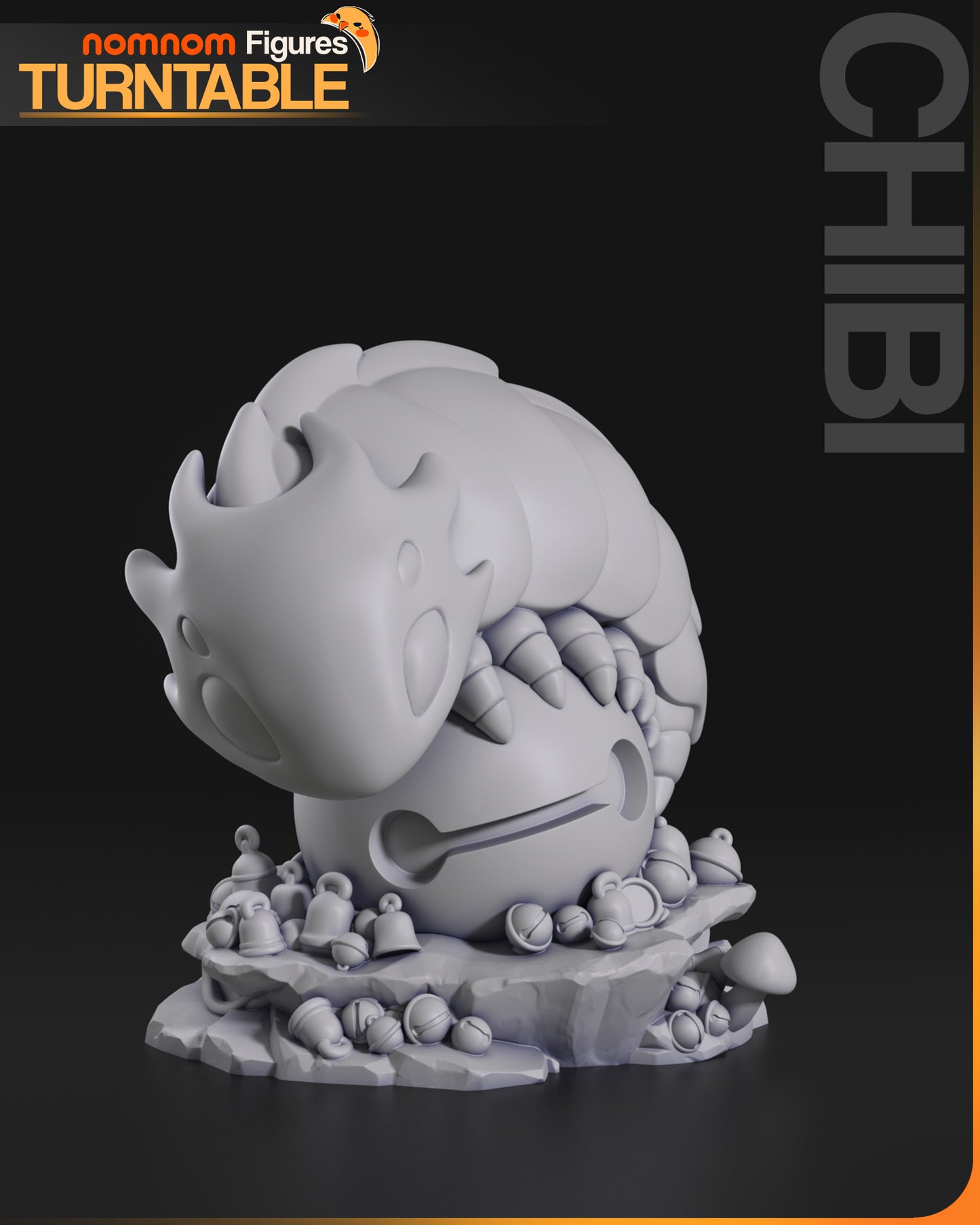 Bell Beast (Hollow Knight: Silksong) 3d Printed Chibi Model Kit