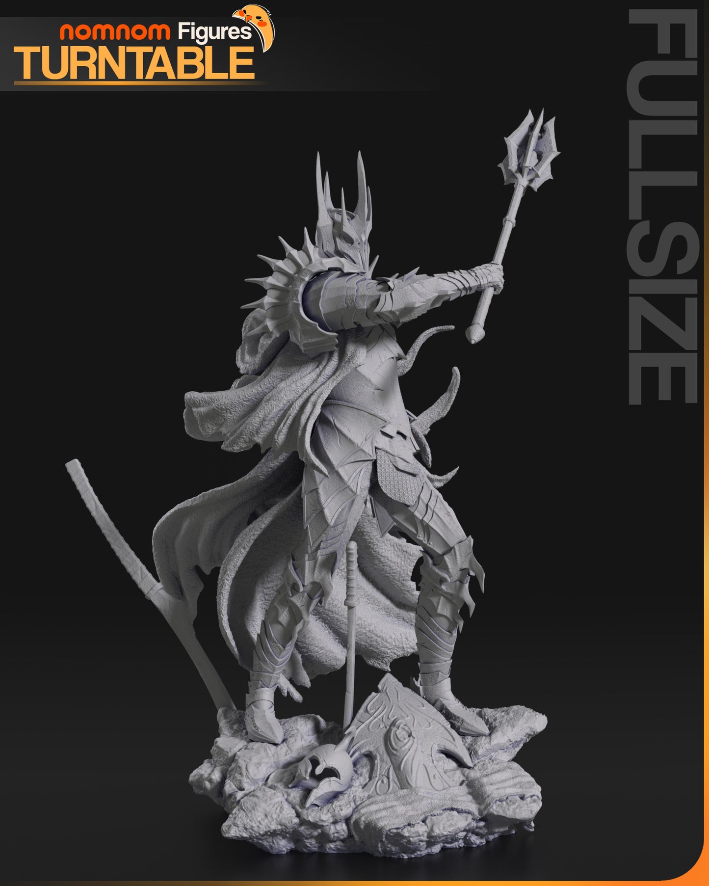 Sauron (Lord of the Rings) 3D Print Fan Art - 10 Scale - Full / Mini / Bust