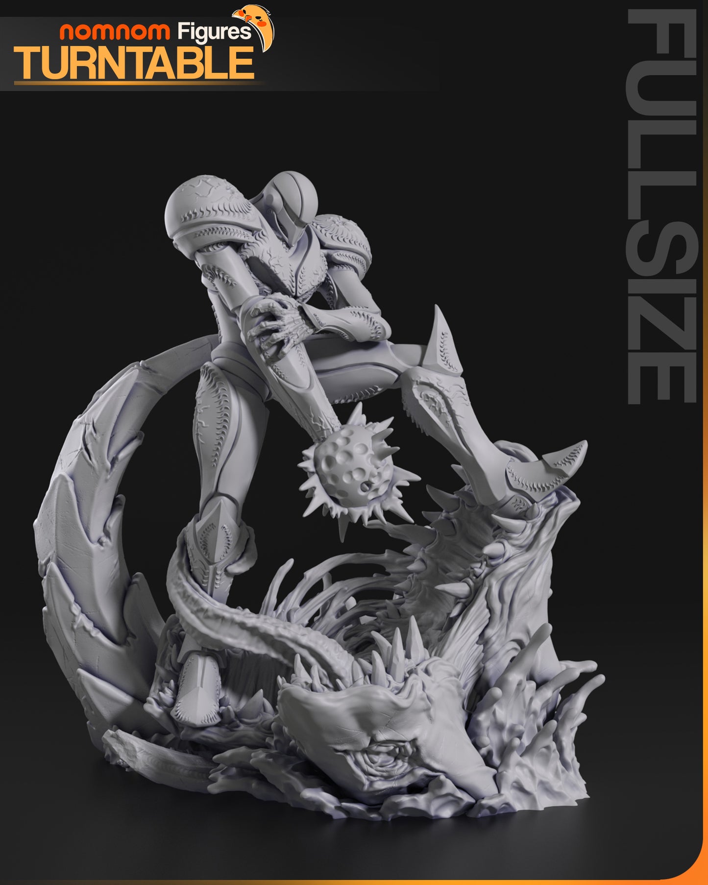 Dark Samus (Metroid Prime) 3d Printed Model Kit