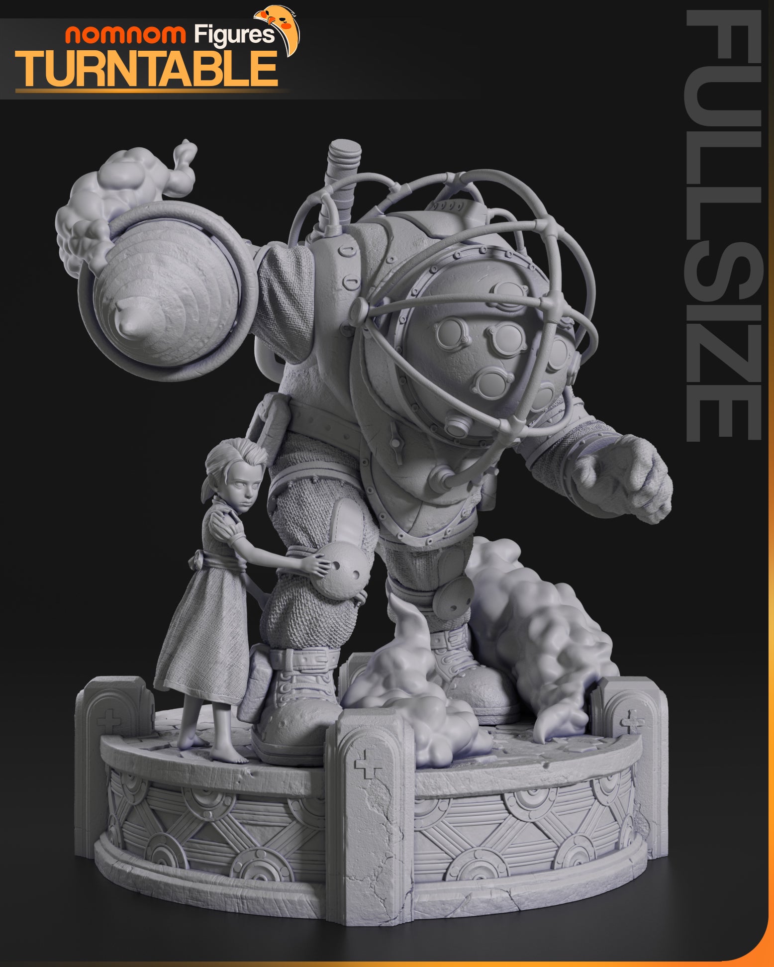 Bouncer (Bioshock) - 3D Print Fan Art - Various Scales