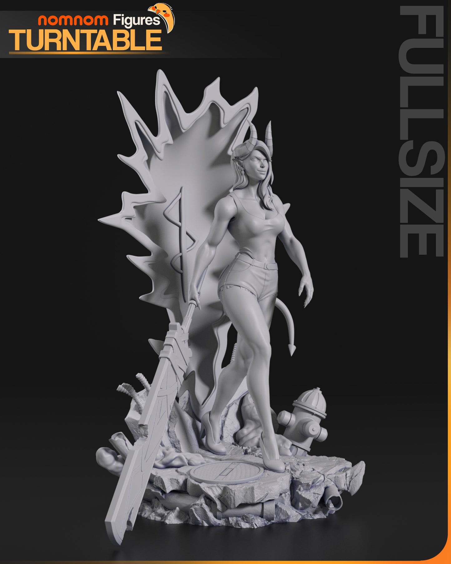 Malevola (Dispatch) 3d Printed Model Kit