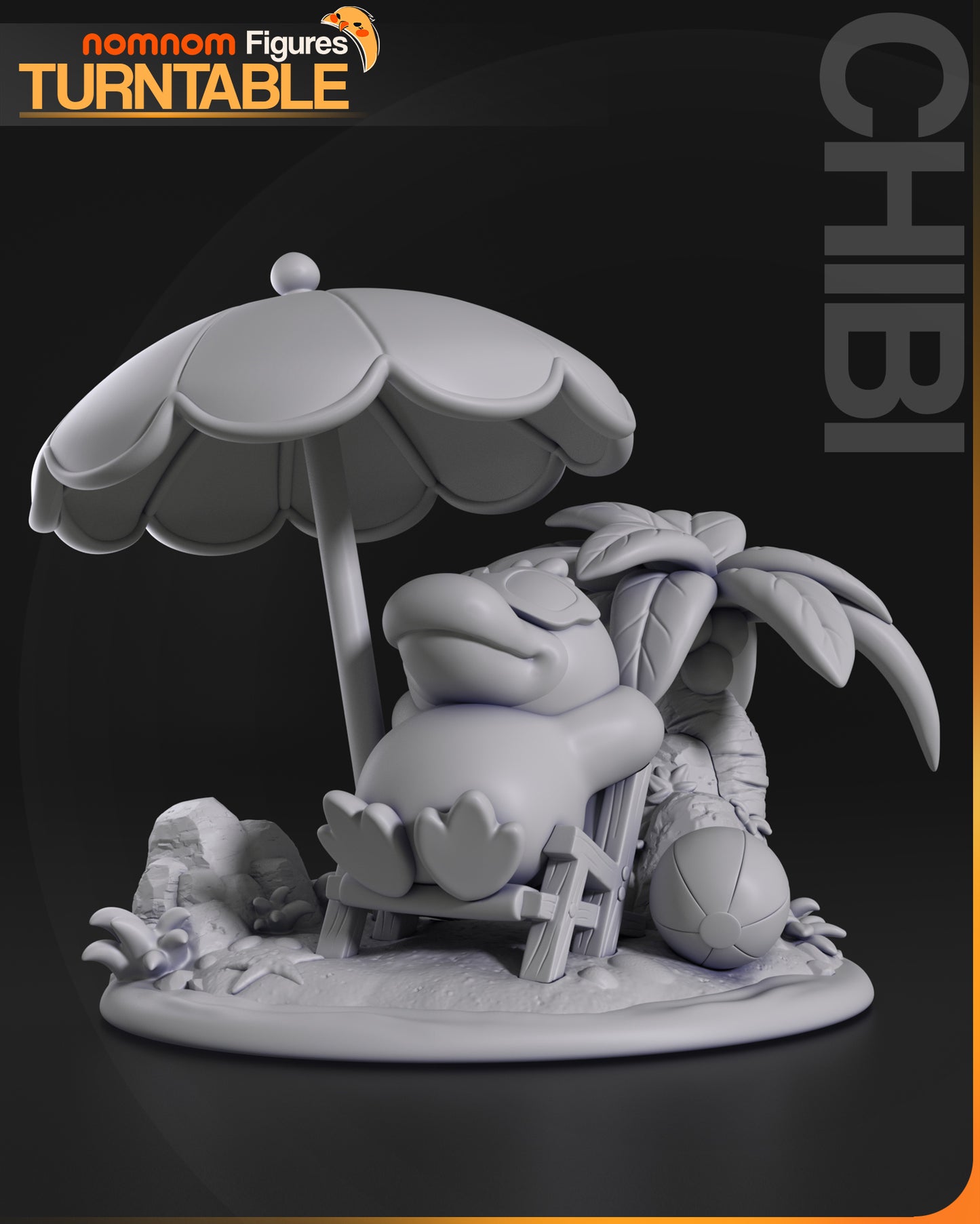 Psyduck (Pokémon) Chibi - 3D Print Fan Art - 82mm