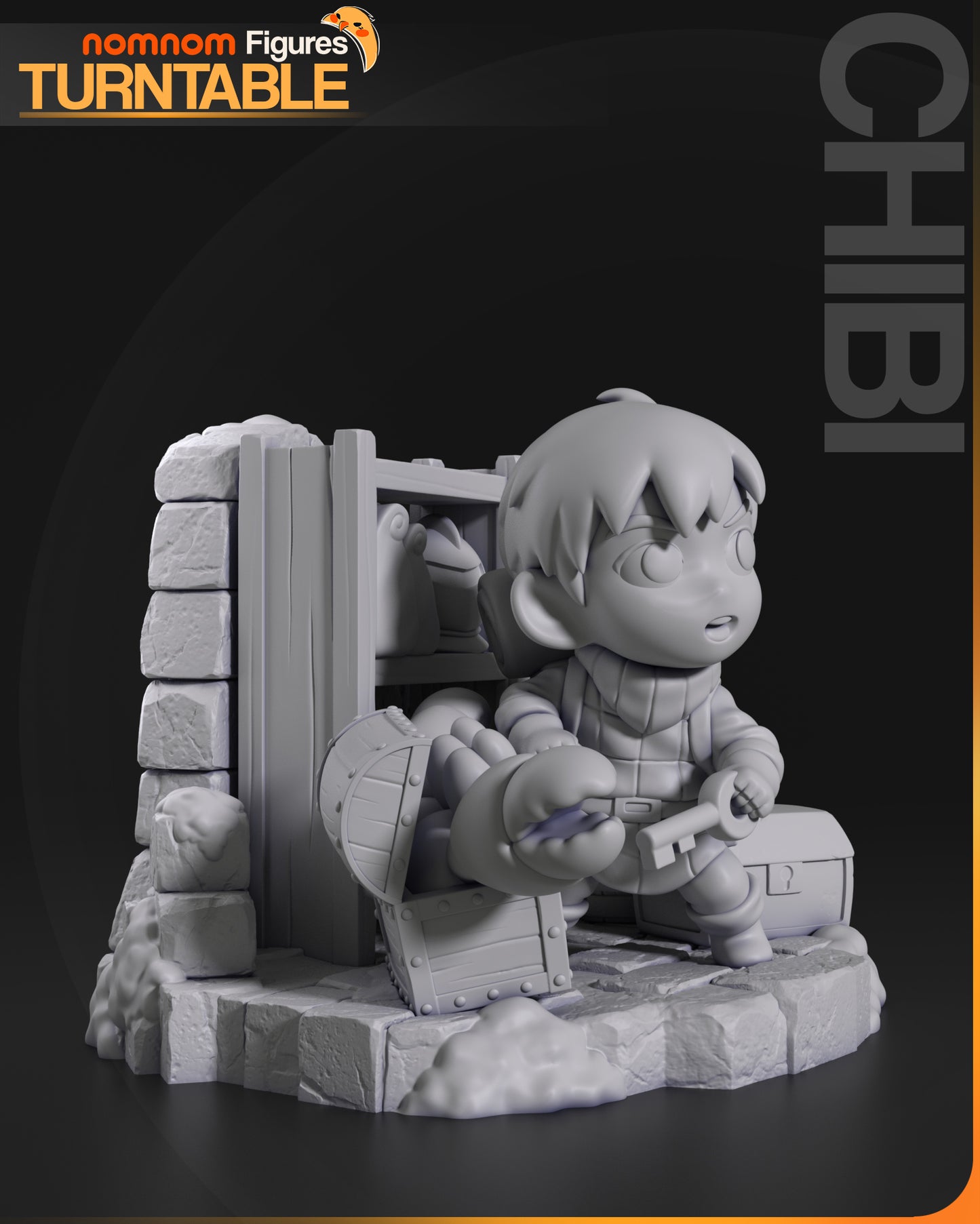 Chibi Chiluck (Dungeon Meshi) - 3D Print - Model Kit - (Nom Nom)