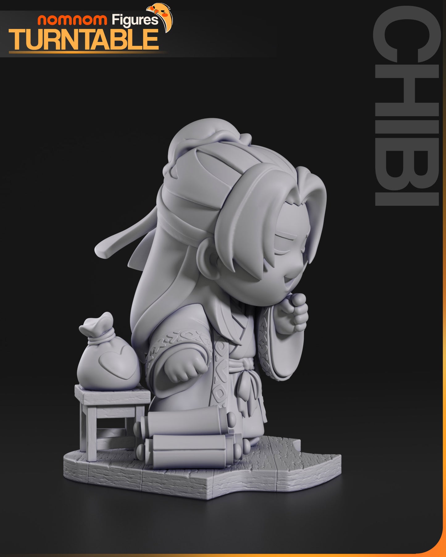Chibi Jinshi (The Apothecary Diaries) 3d Printed Model Kit