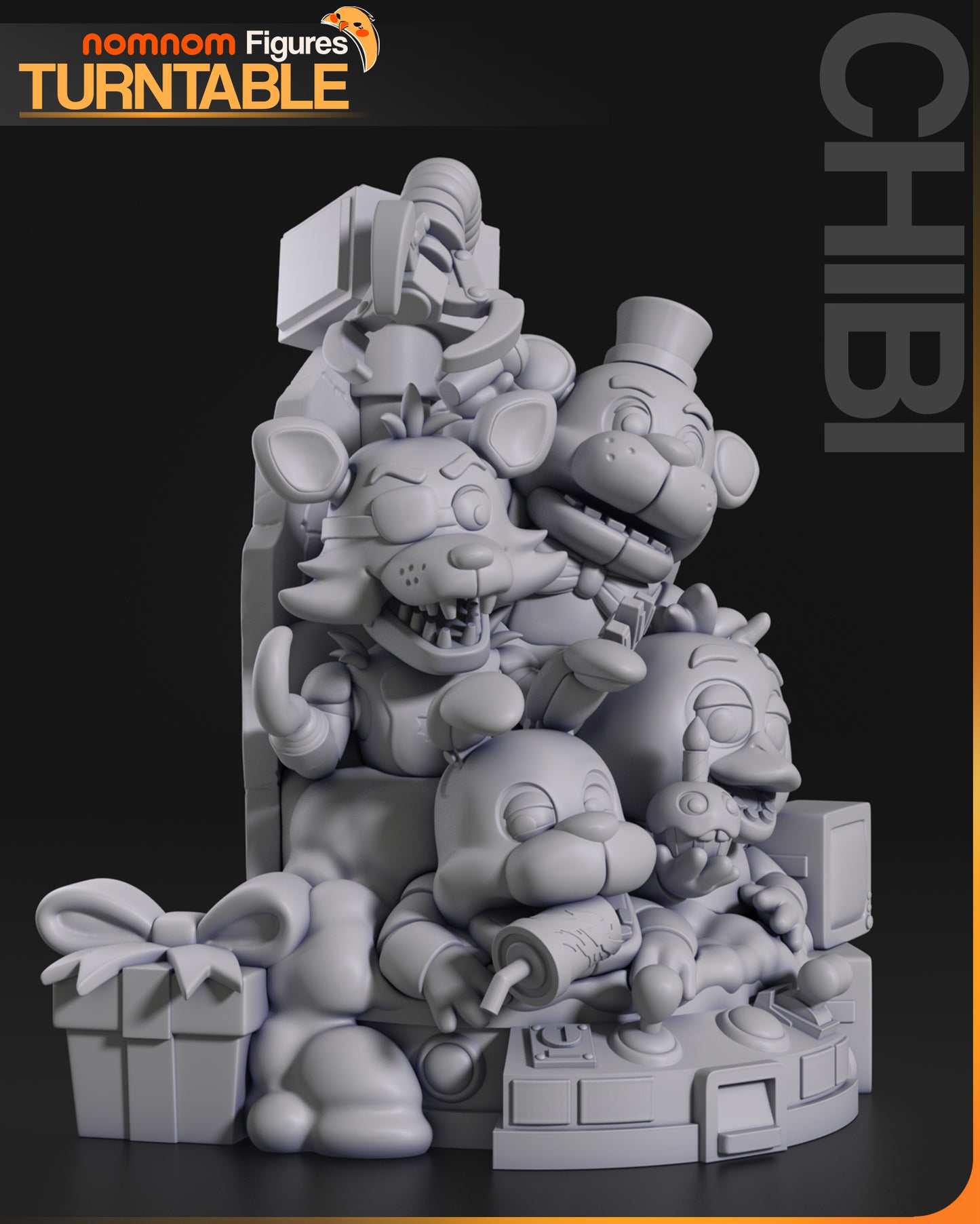 Five Nights at Freddys (Miniature) 3d Printed Model Kit