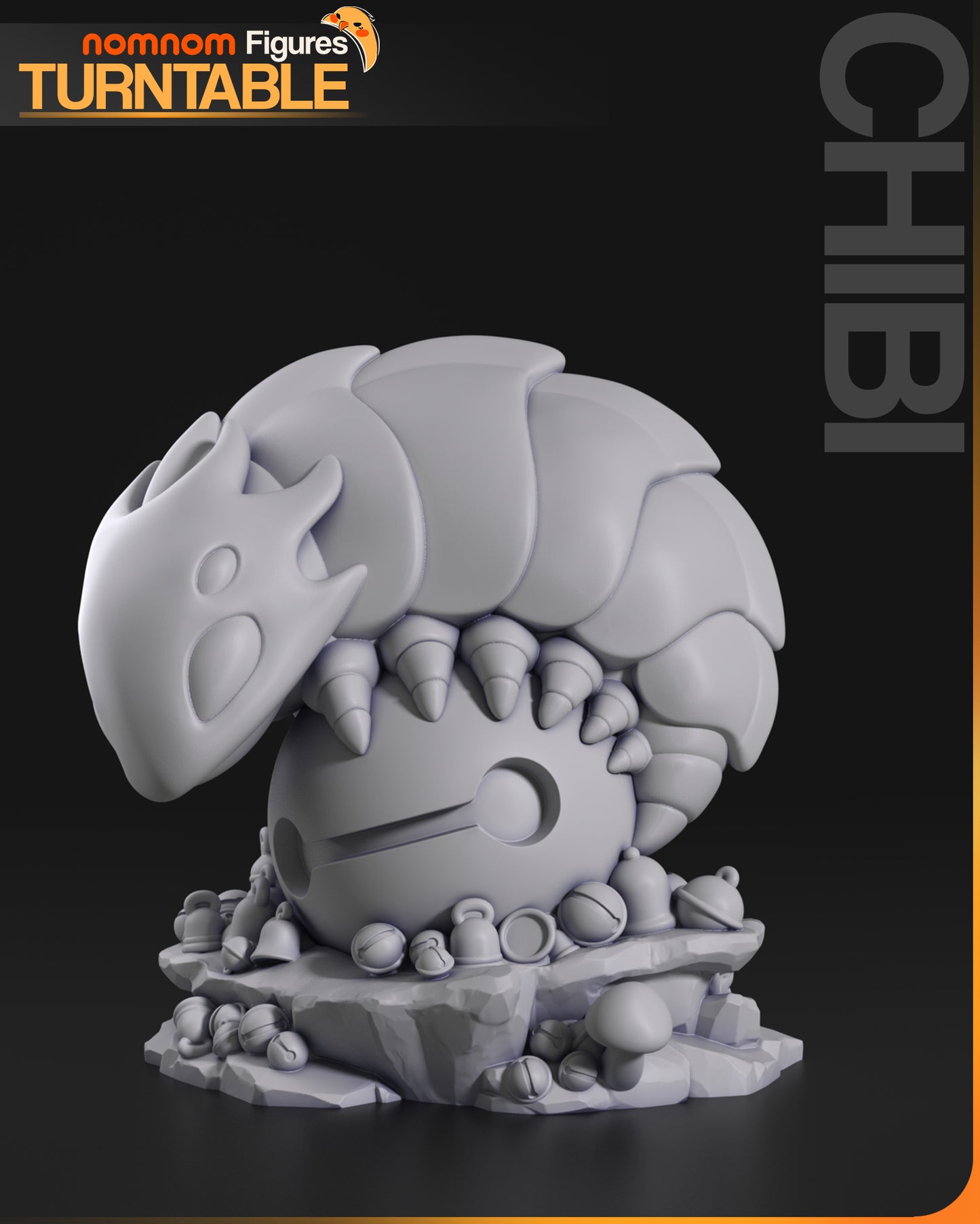 Bell Beast (Hollow Knight: Silksong) 3d Printed Chibi Model Kit