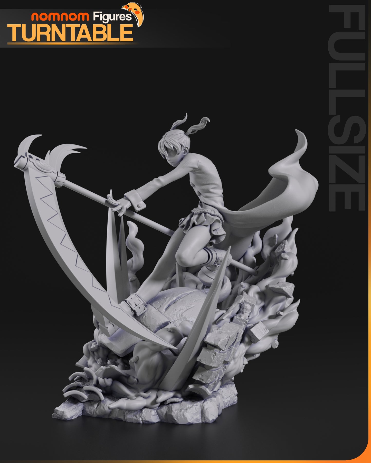 Maka - Soul Eater 3d Printed Statue 10 Scale