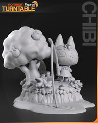 Chibi Ankha  (Animal Crossing) - 3D Print - Model Kit - (Nom Nom)