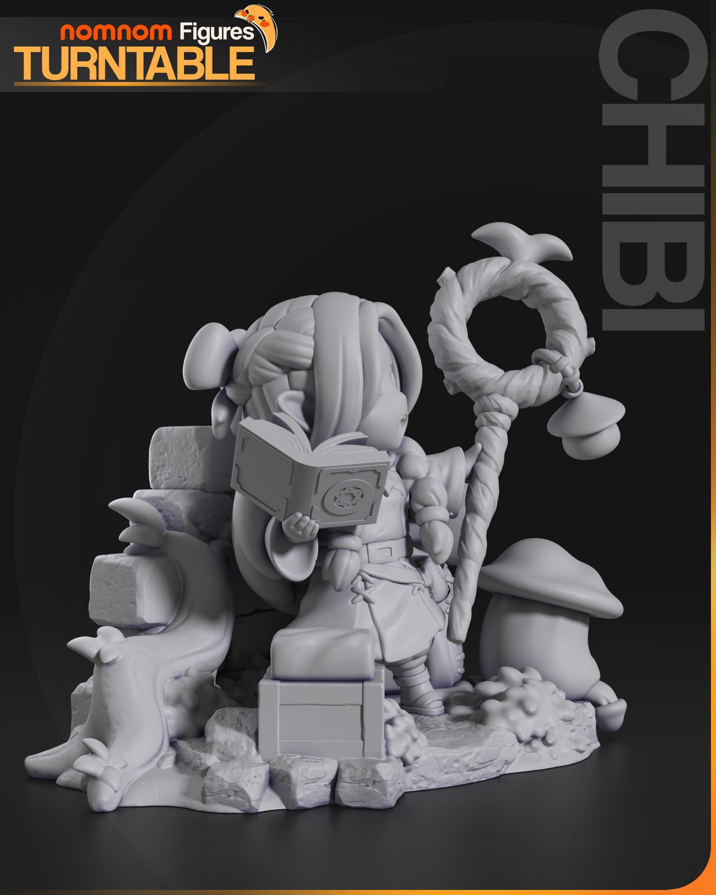 Chibi Marcille (Dungeon Meshi) - 3D Print - Model Kit - (Nom Nom)