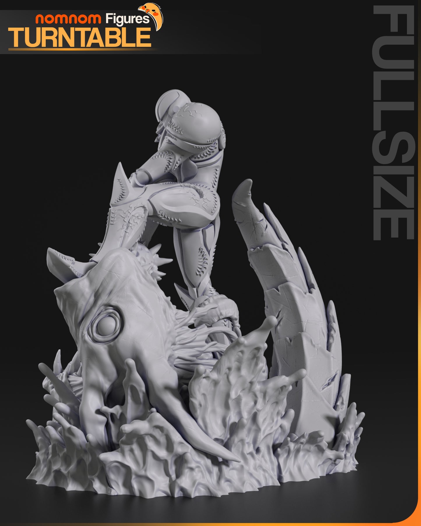 Dark Samus (Metroid Prime) 3d Printed Model Kit