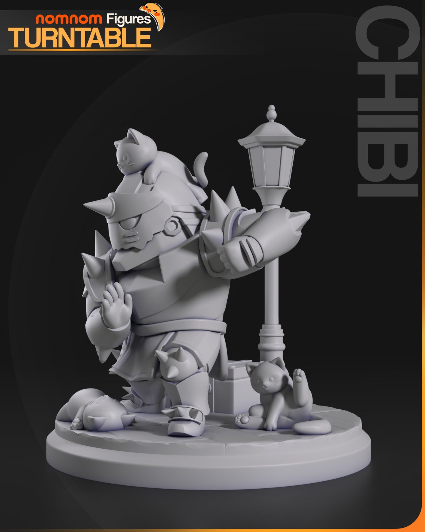 Chibi Alphonse Elric (Full Metal Alchemist) - 3D Print - Model Kit