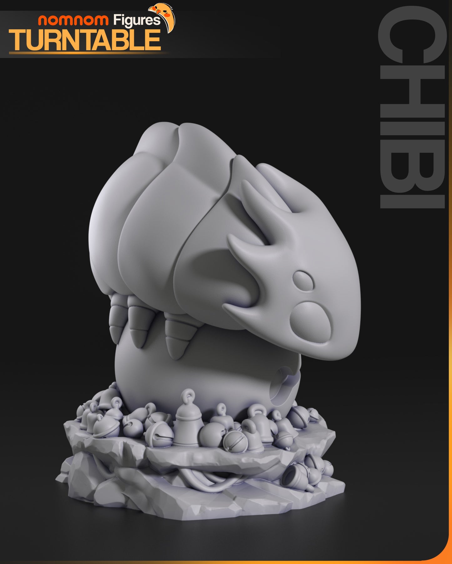 Bell Beast (Hollow Knight: Silksong) 3d Printed Chibi Model Kit