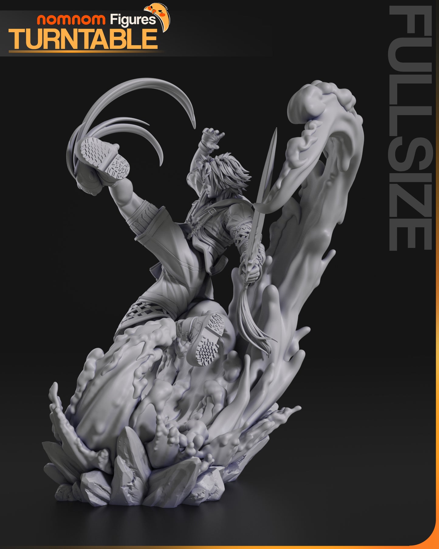 Tidus (Final Fantasy X) 3d Printed Model Kit - 1:10