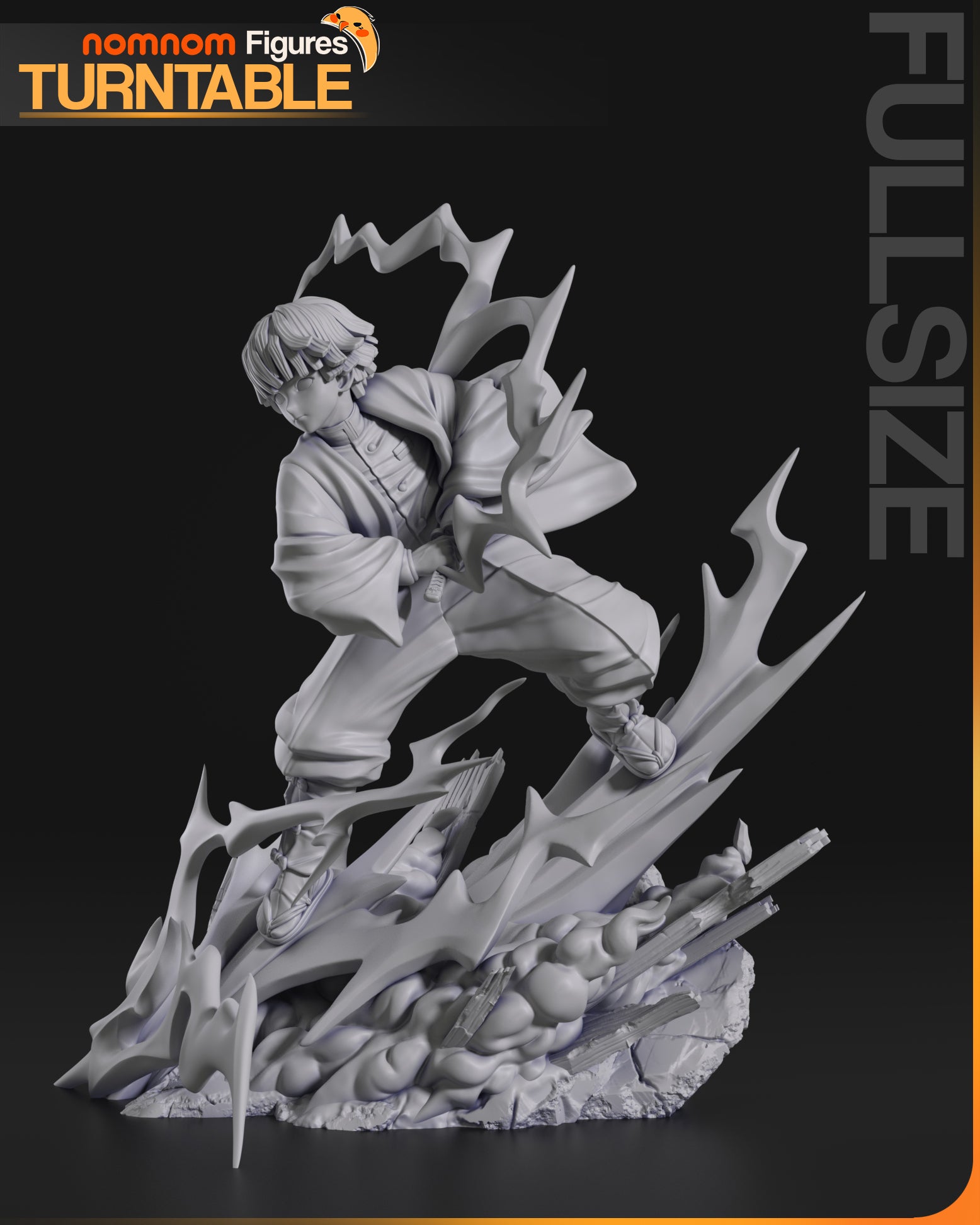 Zenitsu (Demon Slayer) - 3D Print - Model Kit - (Nom Nom)