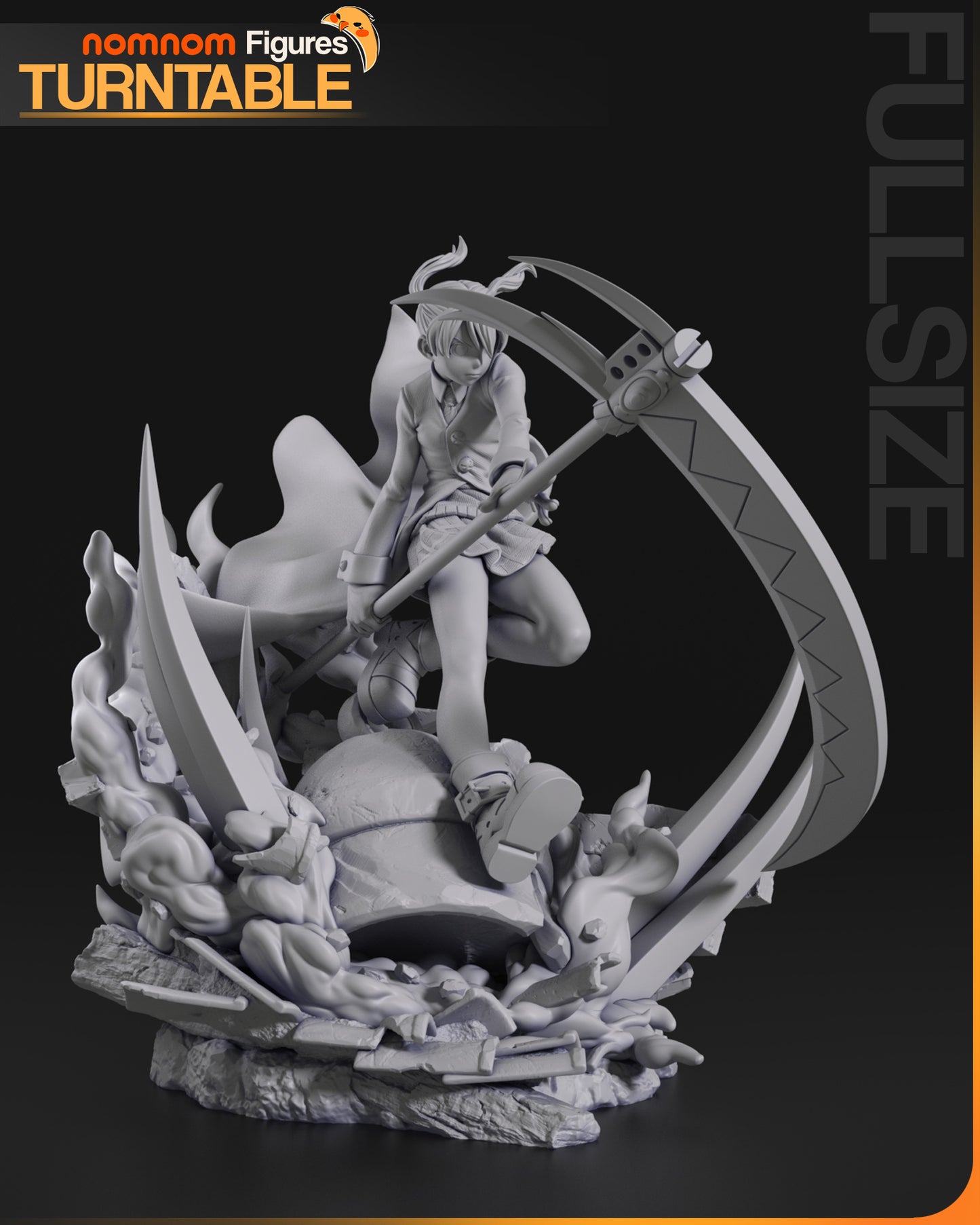 Maka - Soul Eater 3d Printed Statue 10 Scale