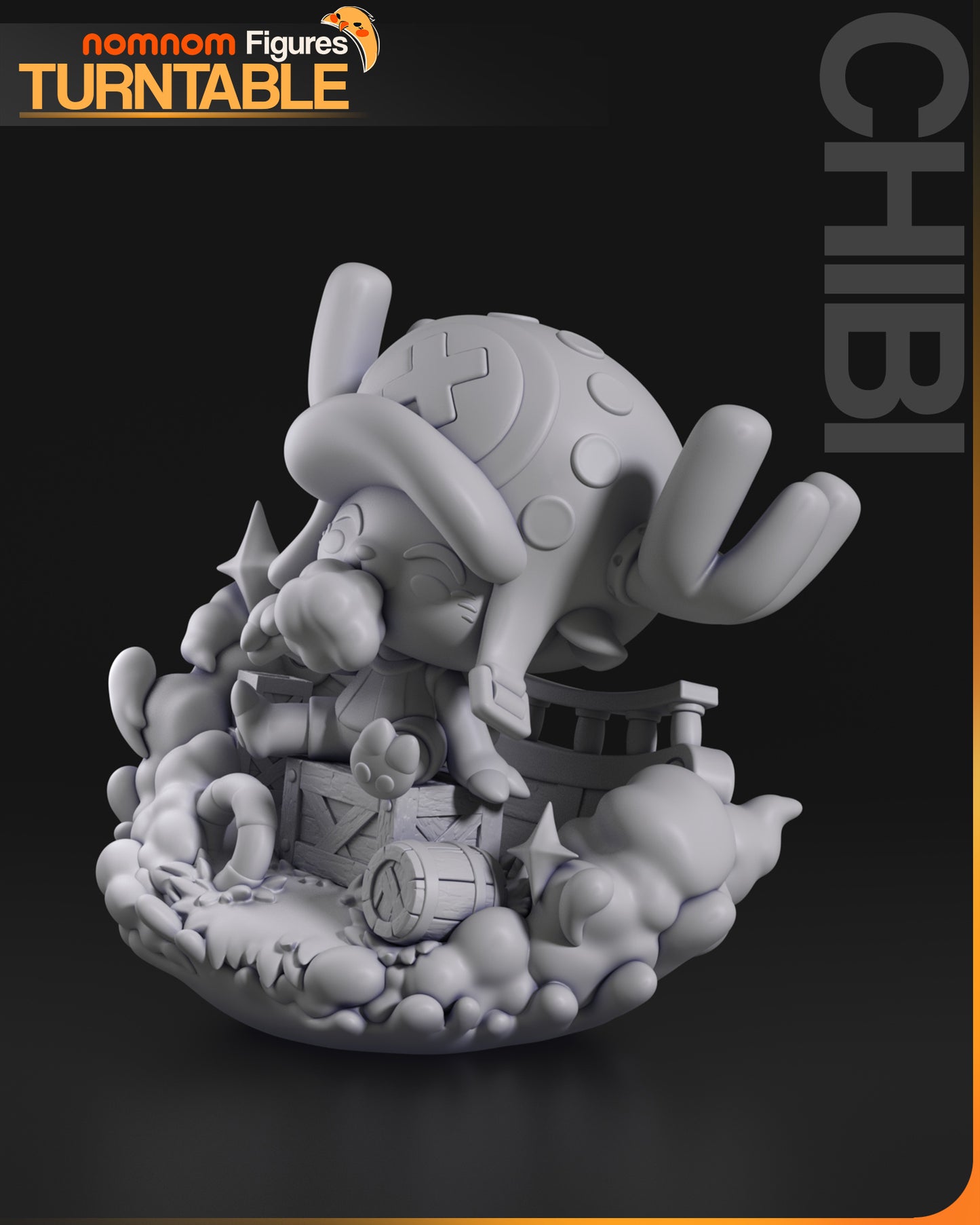Tony Tony Chopper (Fan Art) - 3D Printed Model Kit