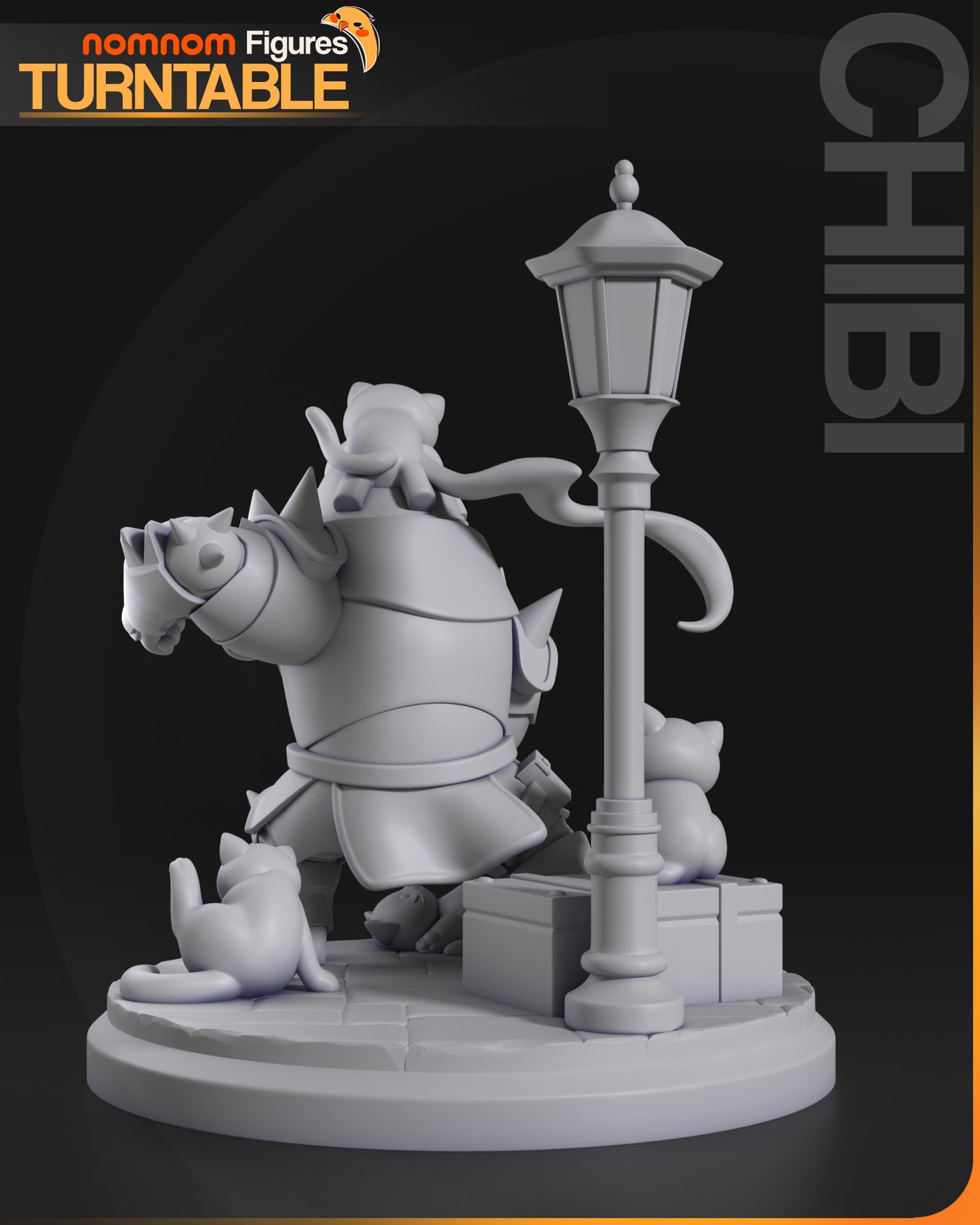 Chibi Alphonse Elric (Full Metal Alchemist) - 3D Print - Model Kit