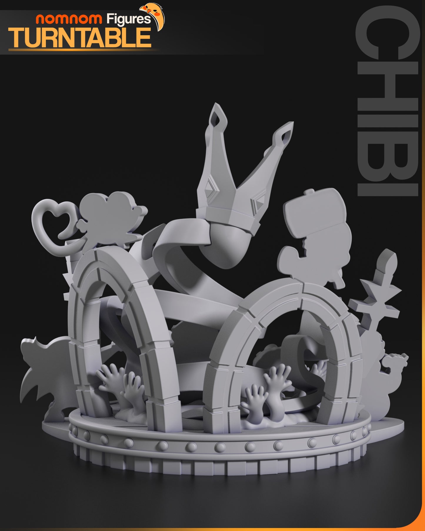 Paper Mario - 3D Printed Chibi Model Kit