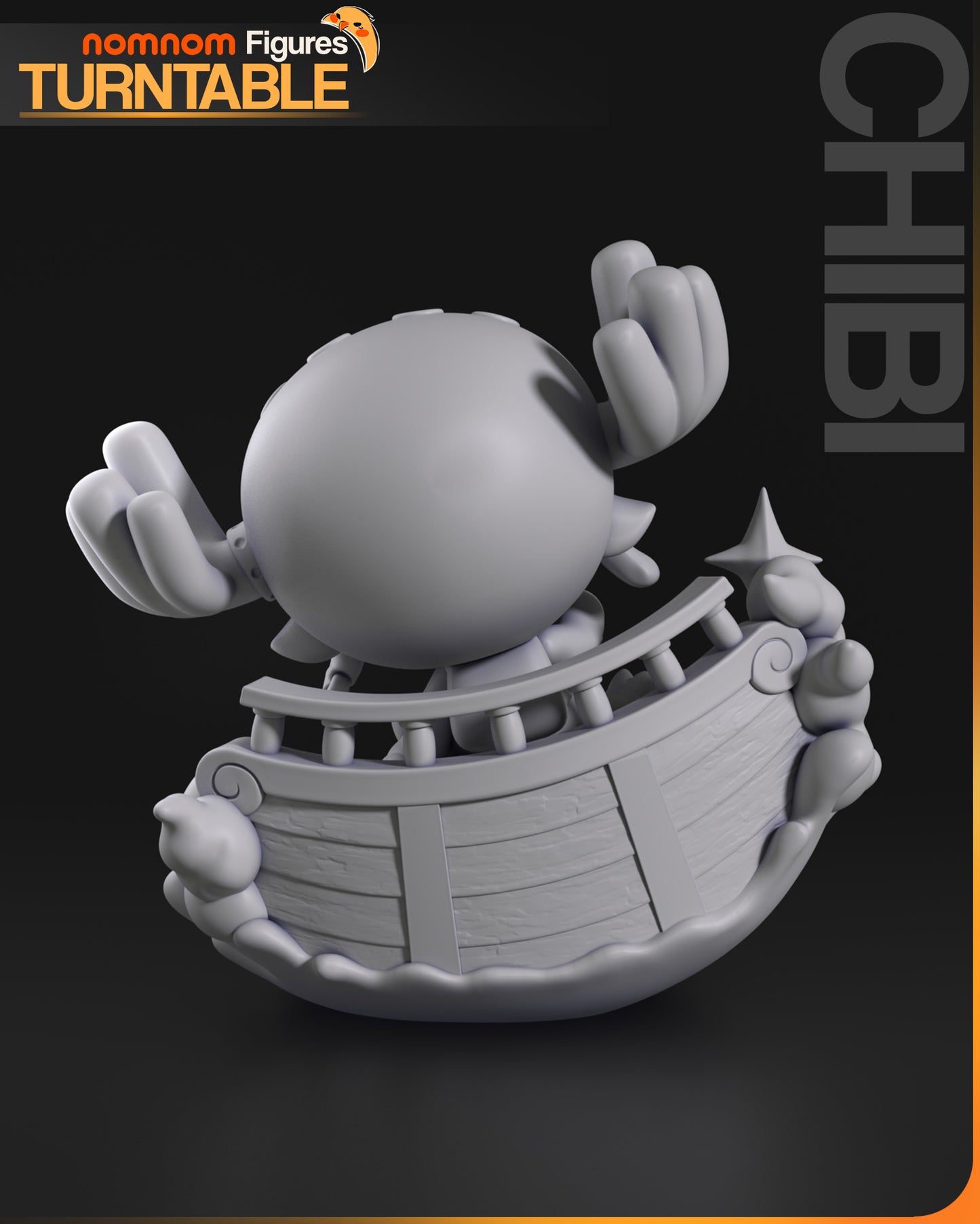 Tony Tony Chopper (Fan Art) - 3D Printed Model Kit