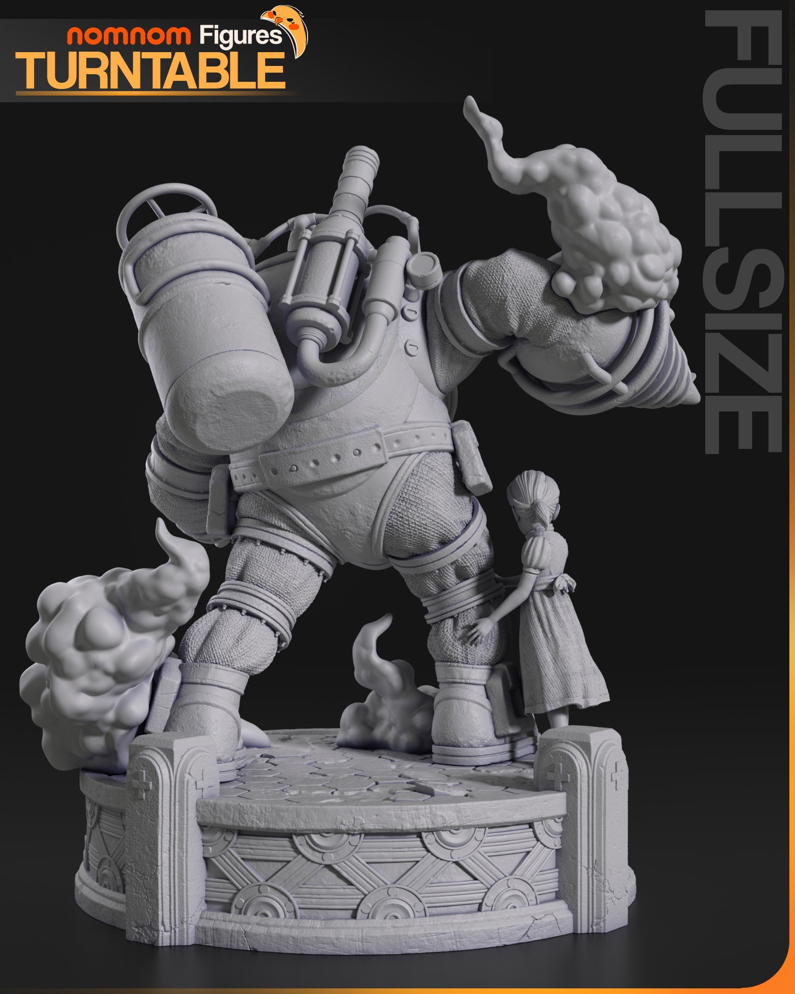 Bouncer (Bioshock) - 3D Print Fan Art - Various Scales