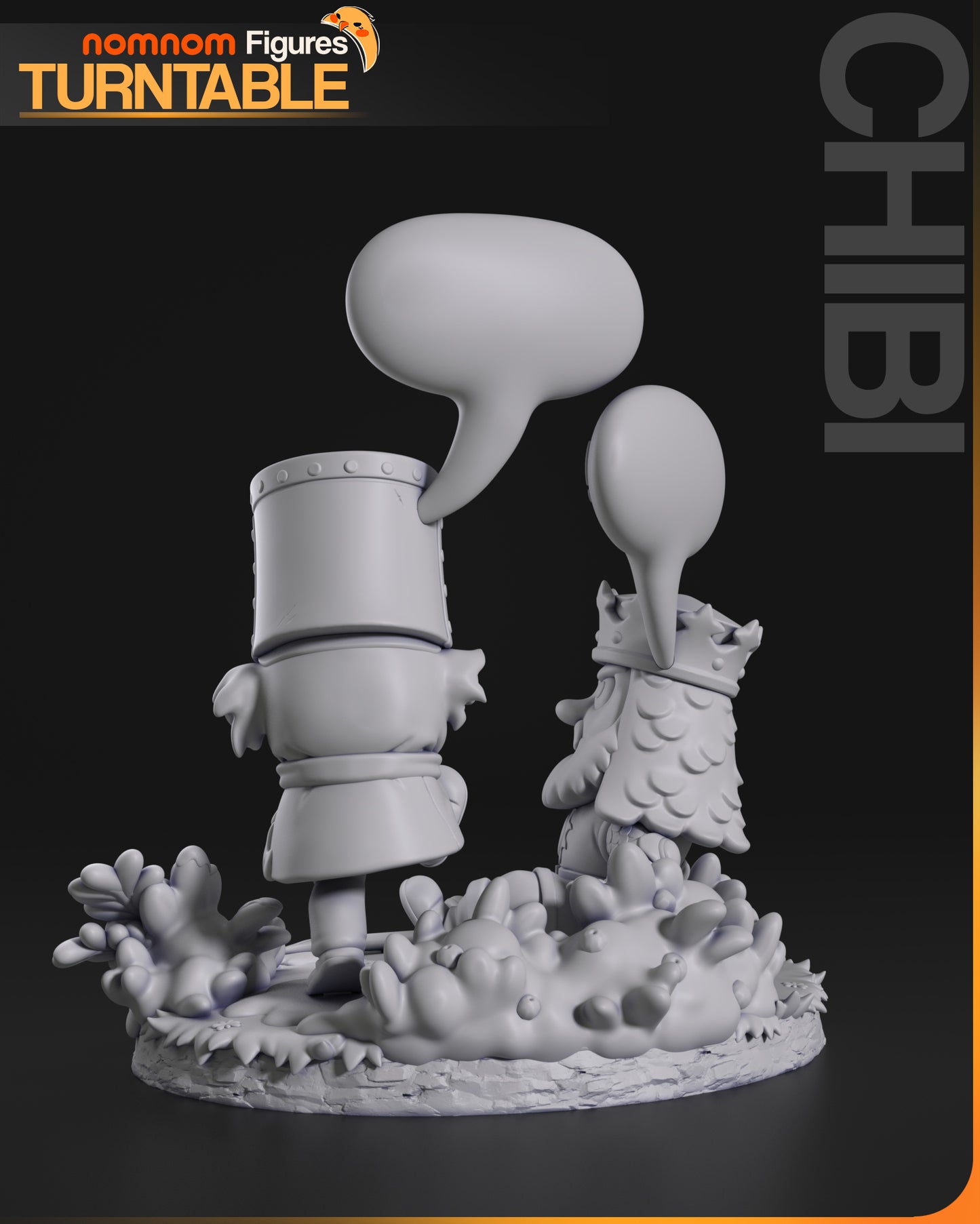 The Black Knight (Monty Python) 3d Printed Chibi Model Kit