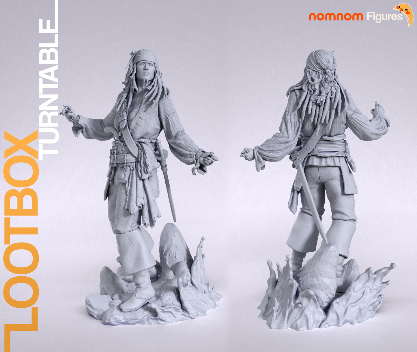 Jack Sparrow (PotC) 3d Printed Model Kit