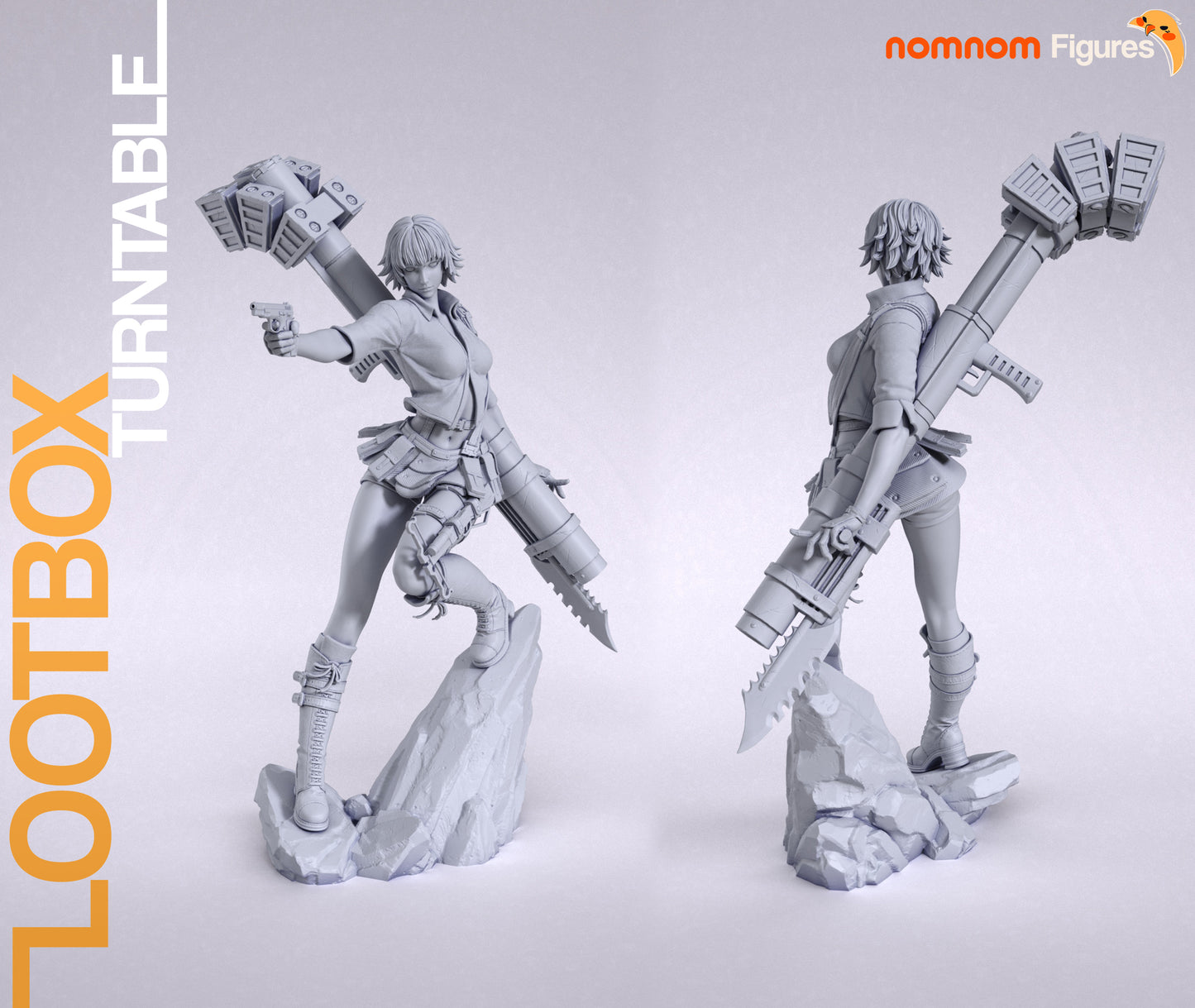 Lady - Devil May Cry - 3D Printed Statue Model Kit