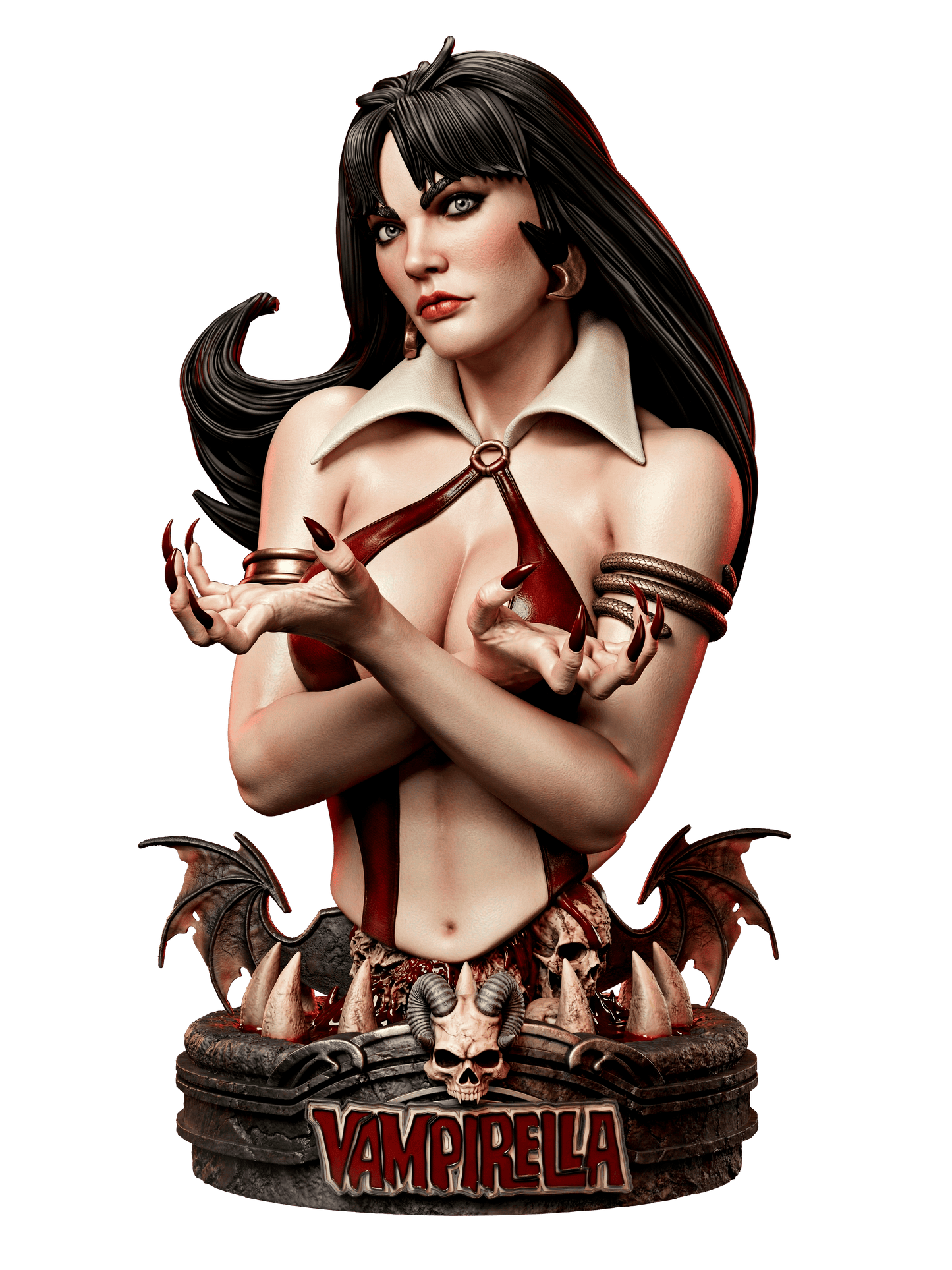 Vampirella - Portrait Bust - 4 or 8 scale - Model Kit - Fan Art