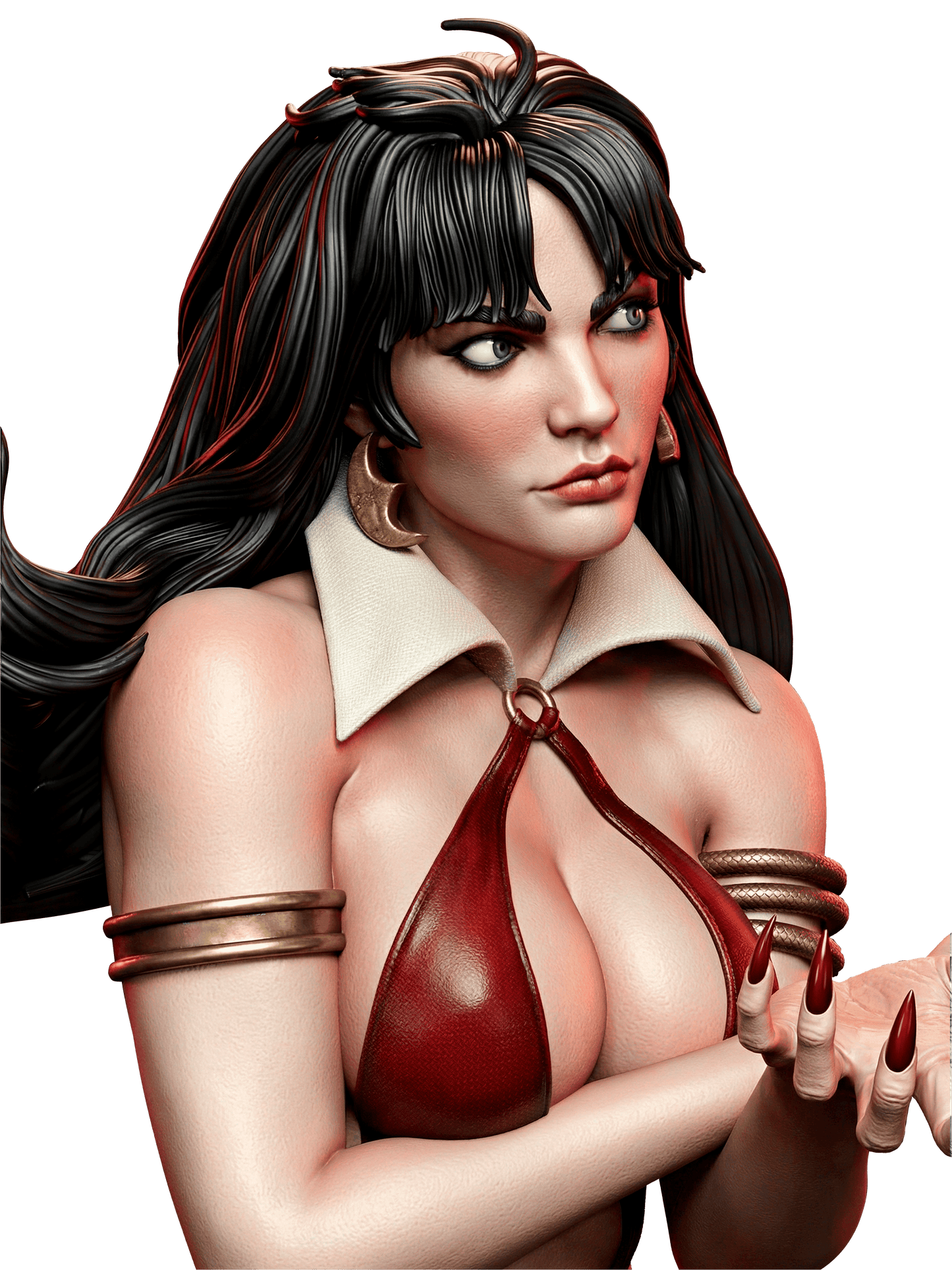 Vampirella - Portrait Bust - 4 or 8 scale - Model Kit - Fan Art